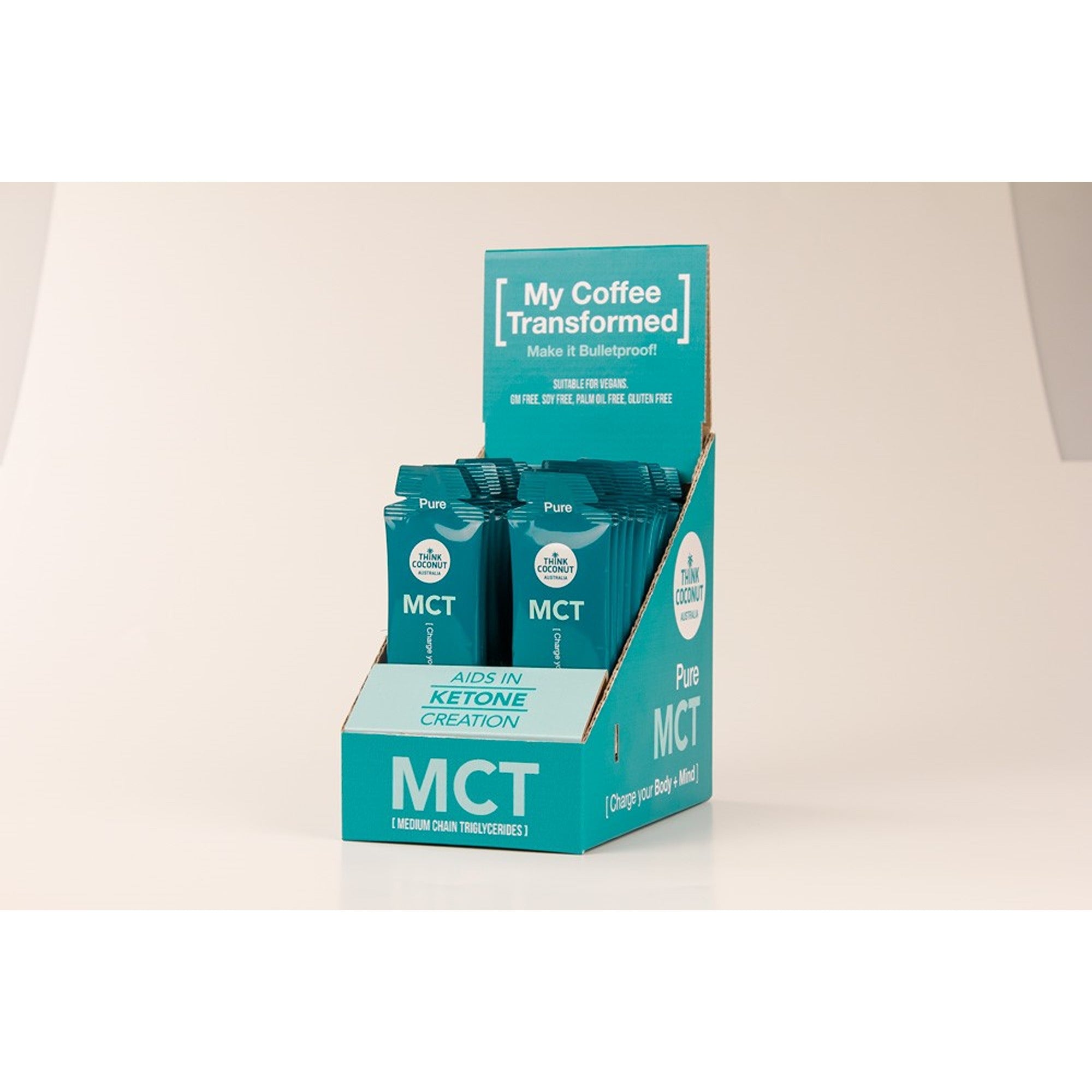 Think Coconut MCT Pure Sachets 12mL 10 Pack