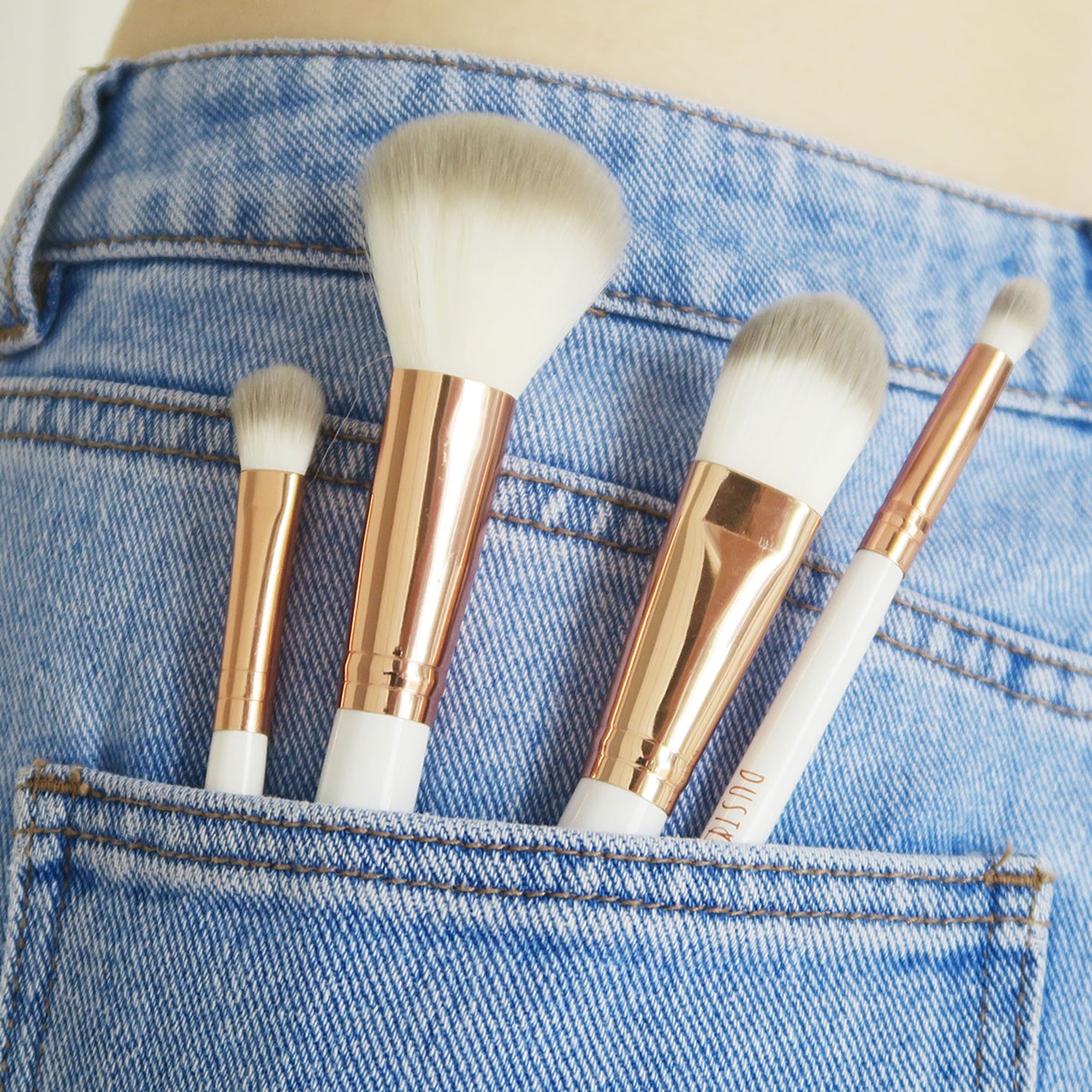 Moogoo Vegan Brush Collection - 4 Piece Set