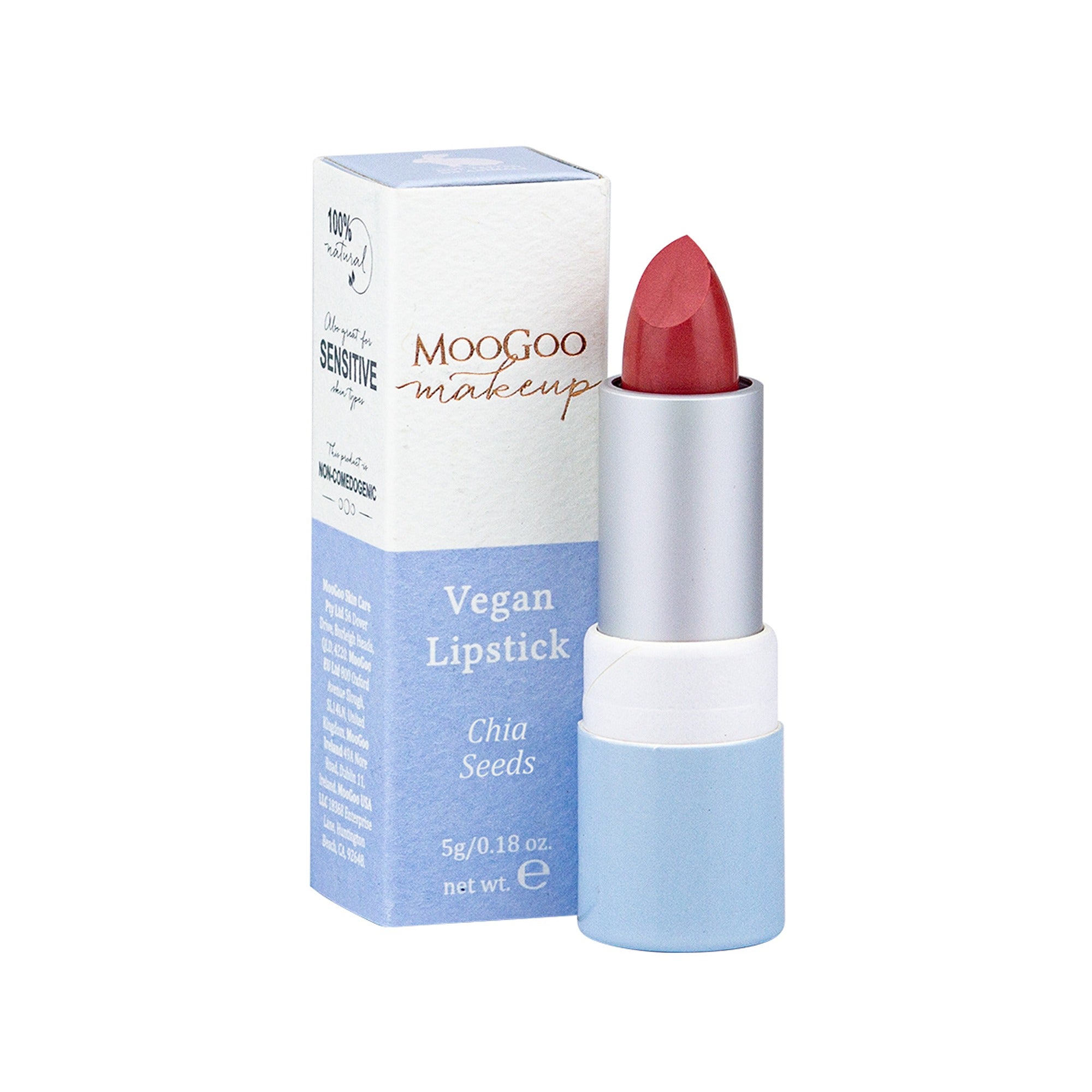 Moogoo Vegan Lipstick 5g - Chia Seeds