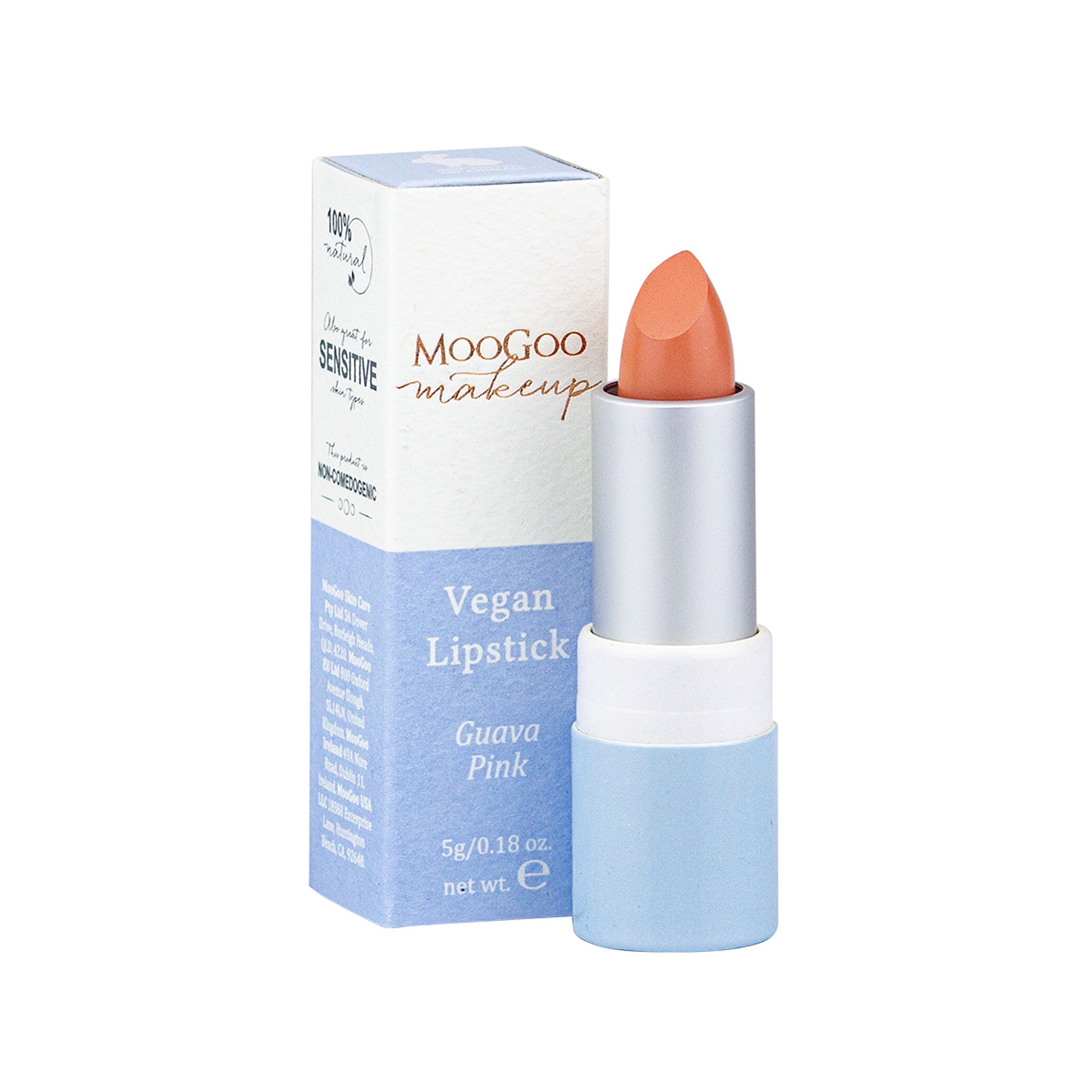 Moogoo Vegan Lipstick 5g - Guava Pink
