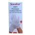 Soodox Premium Cotton Gloves 6 pack- With Cuff and Fitted Fingertips, Medium