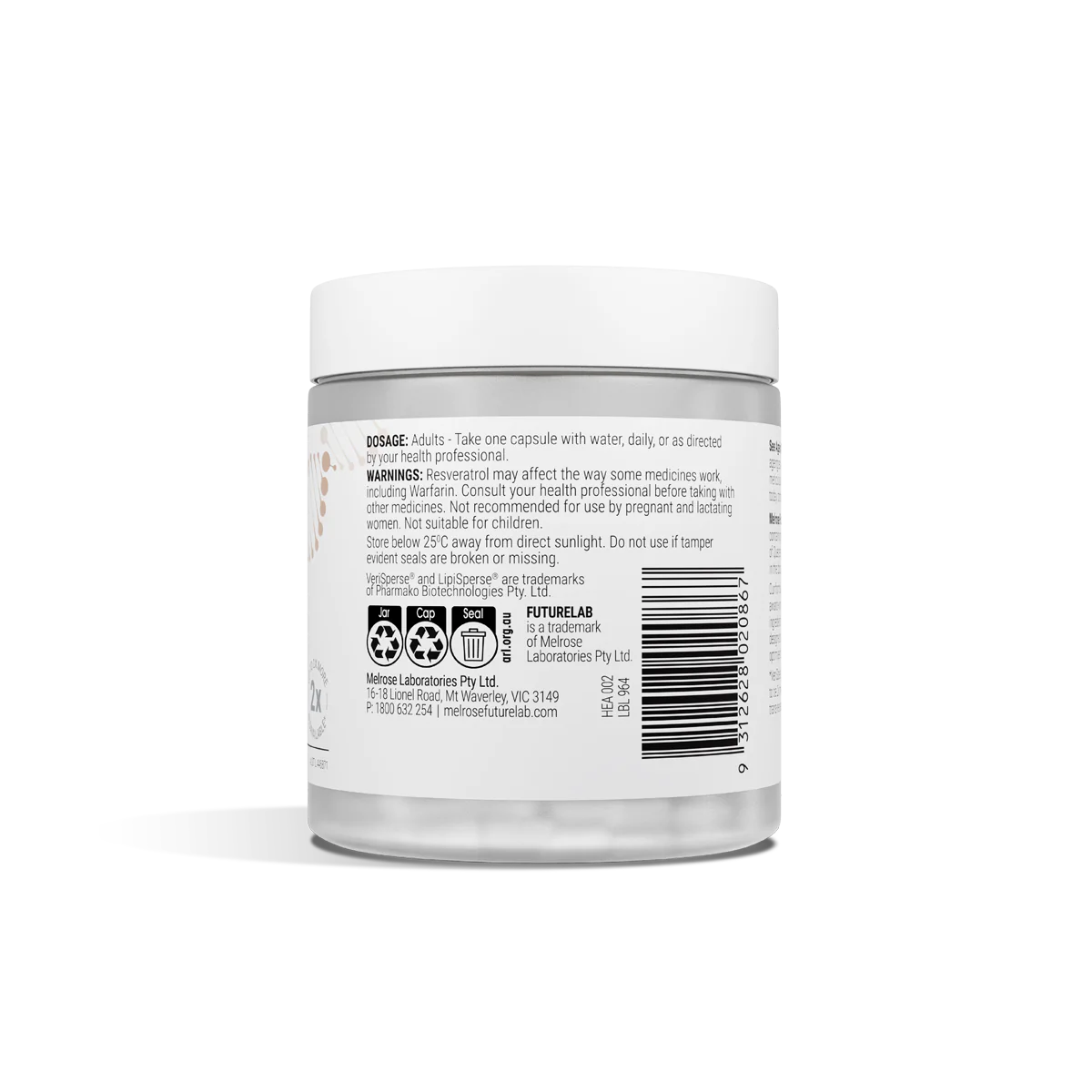 Melrose FutureLab Cellular Longevity - 30 Capsules