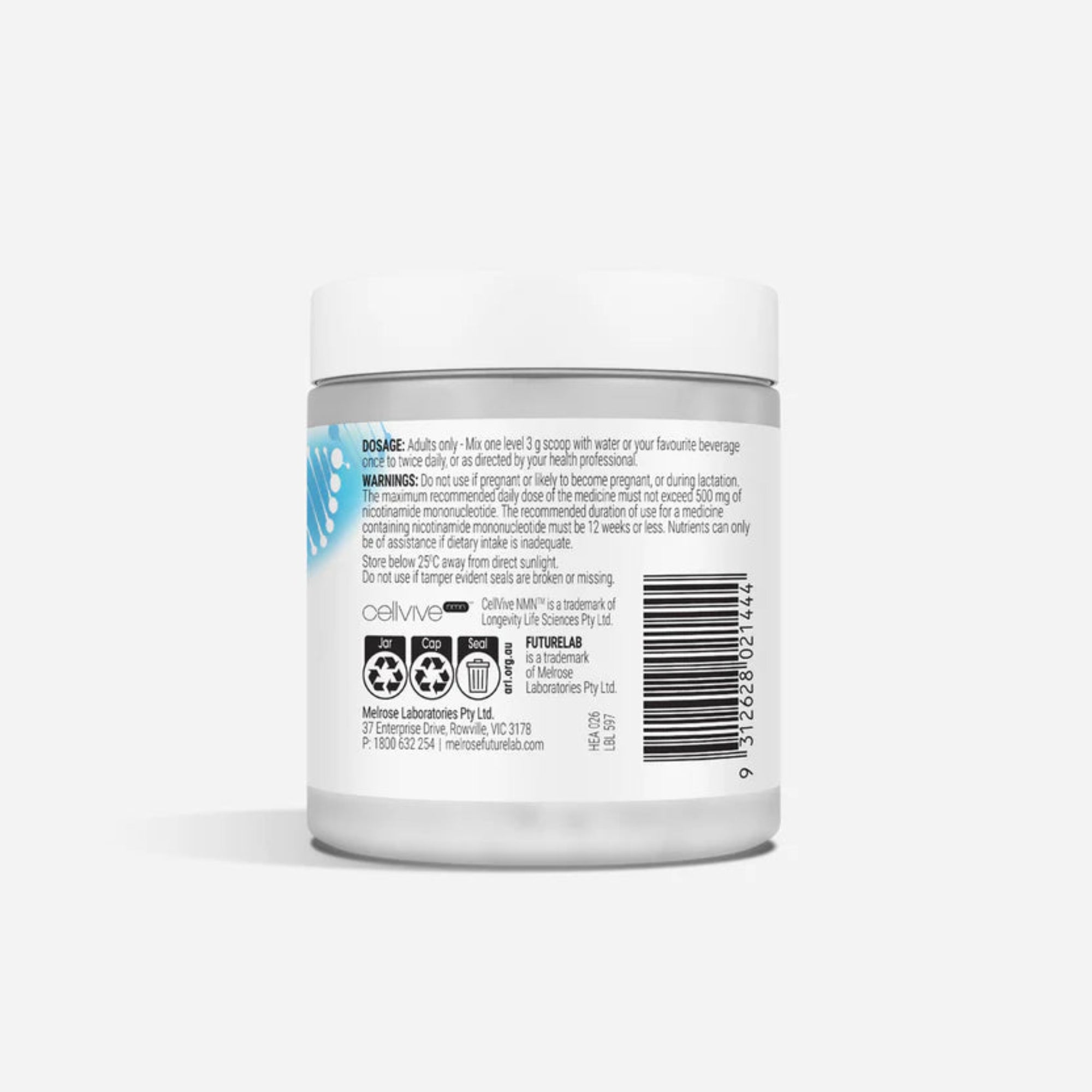 Melrose FutureLab NMN Powder - 90g