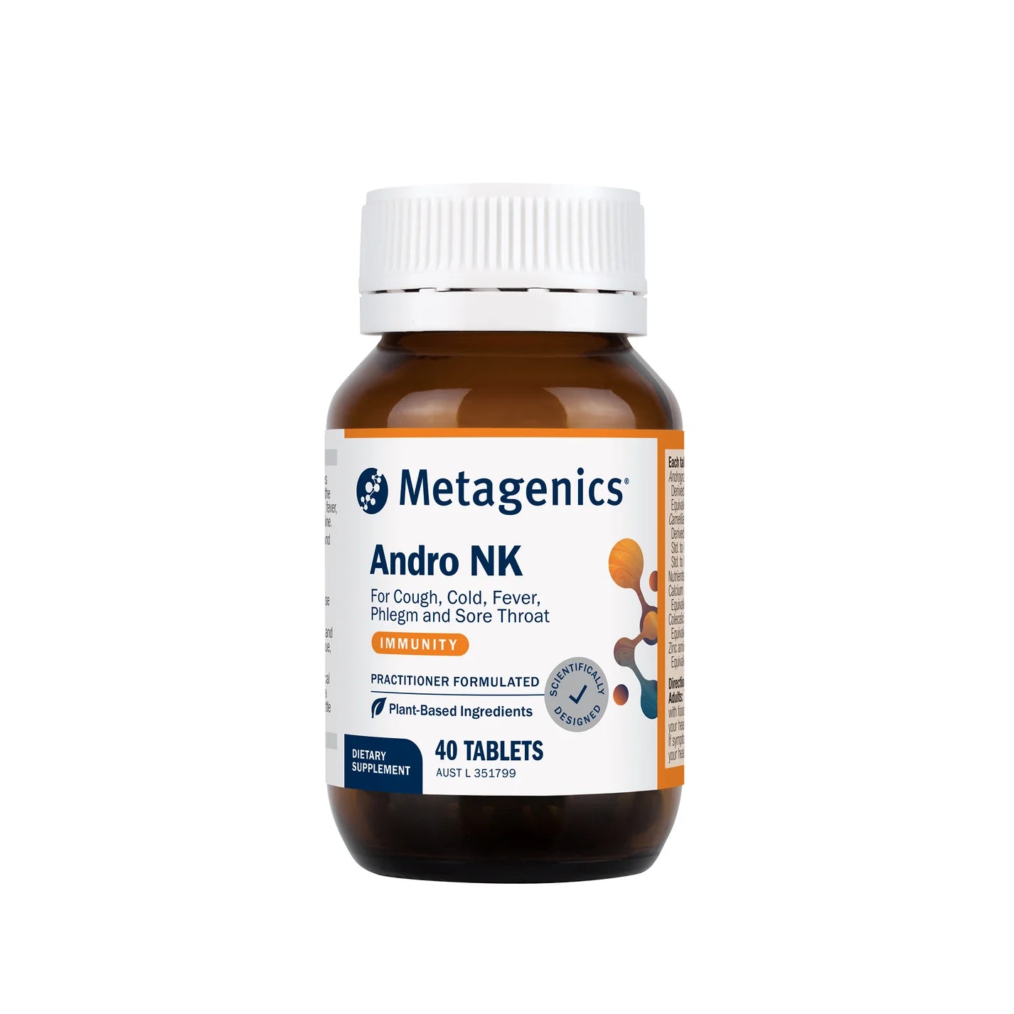 Metagenics Andro NK 40 Tablets