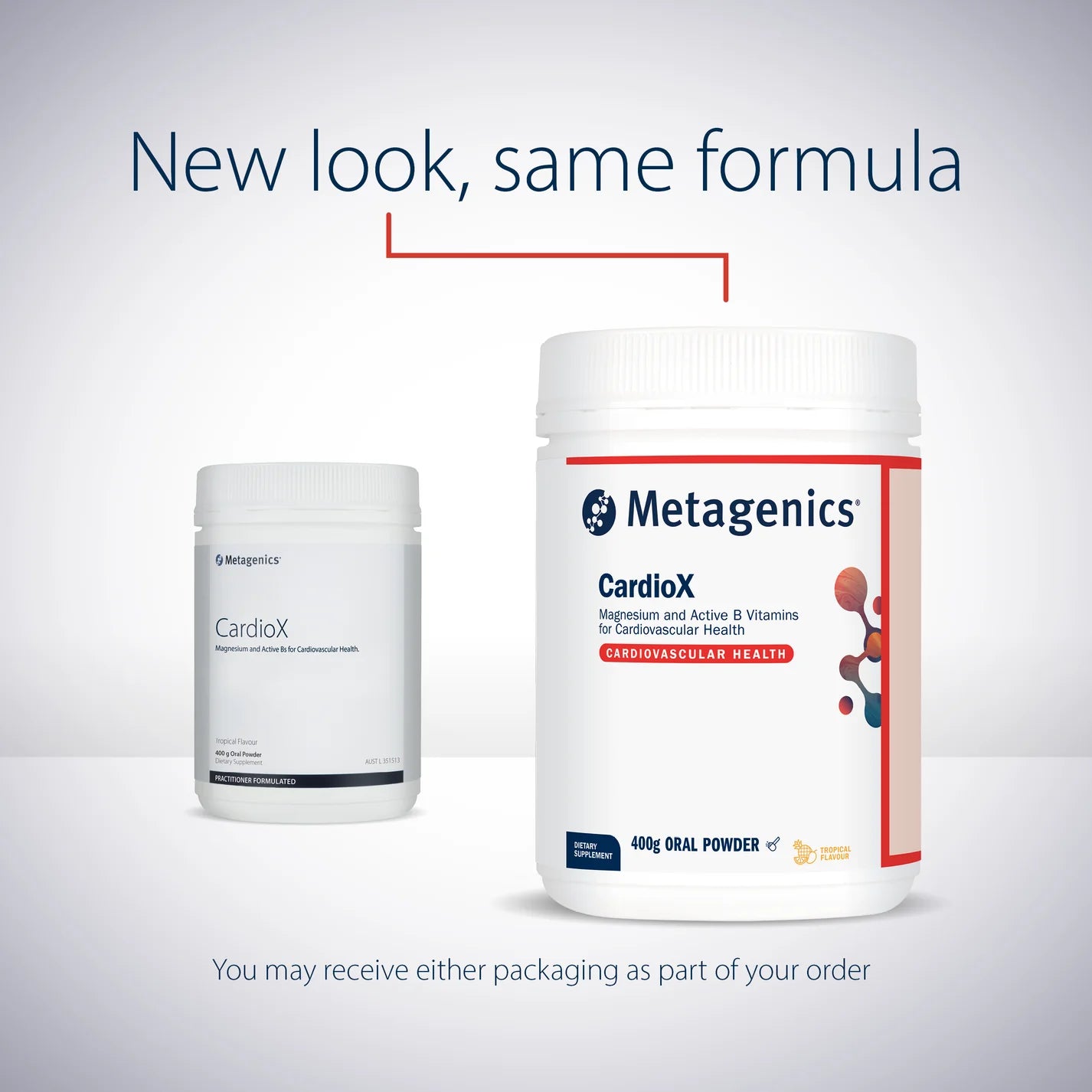 Metagenics CardioX Powder - 400g, Tropical Flavoured