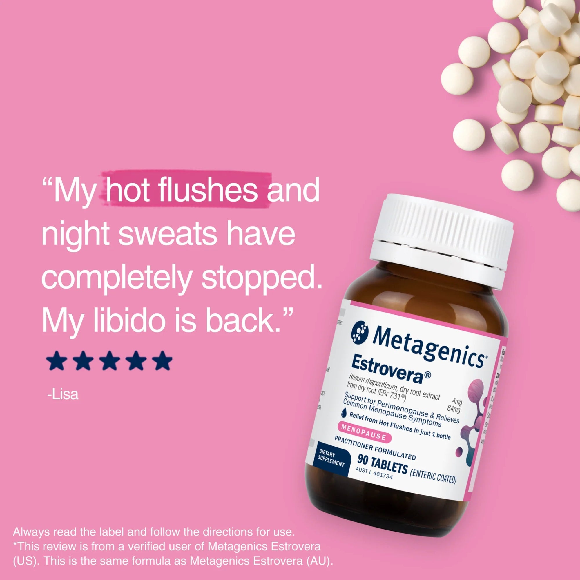 Metagenics Estrovera - 90 Tablets