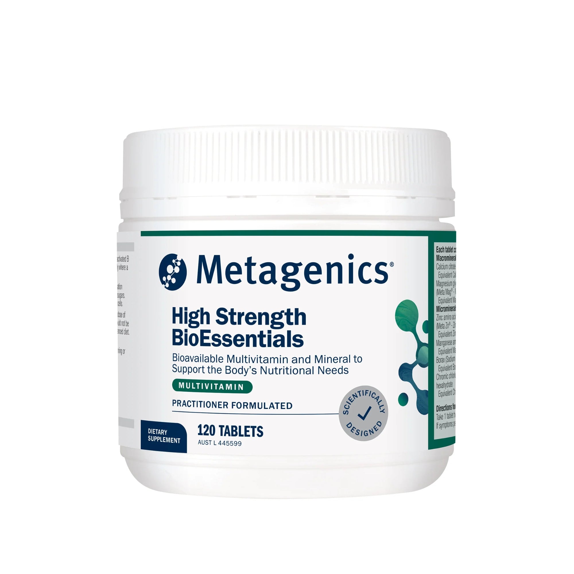 Metagenics High Strength BioEssentials - 120 Tablets