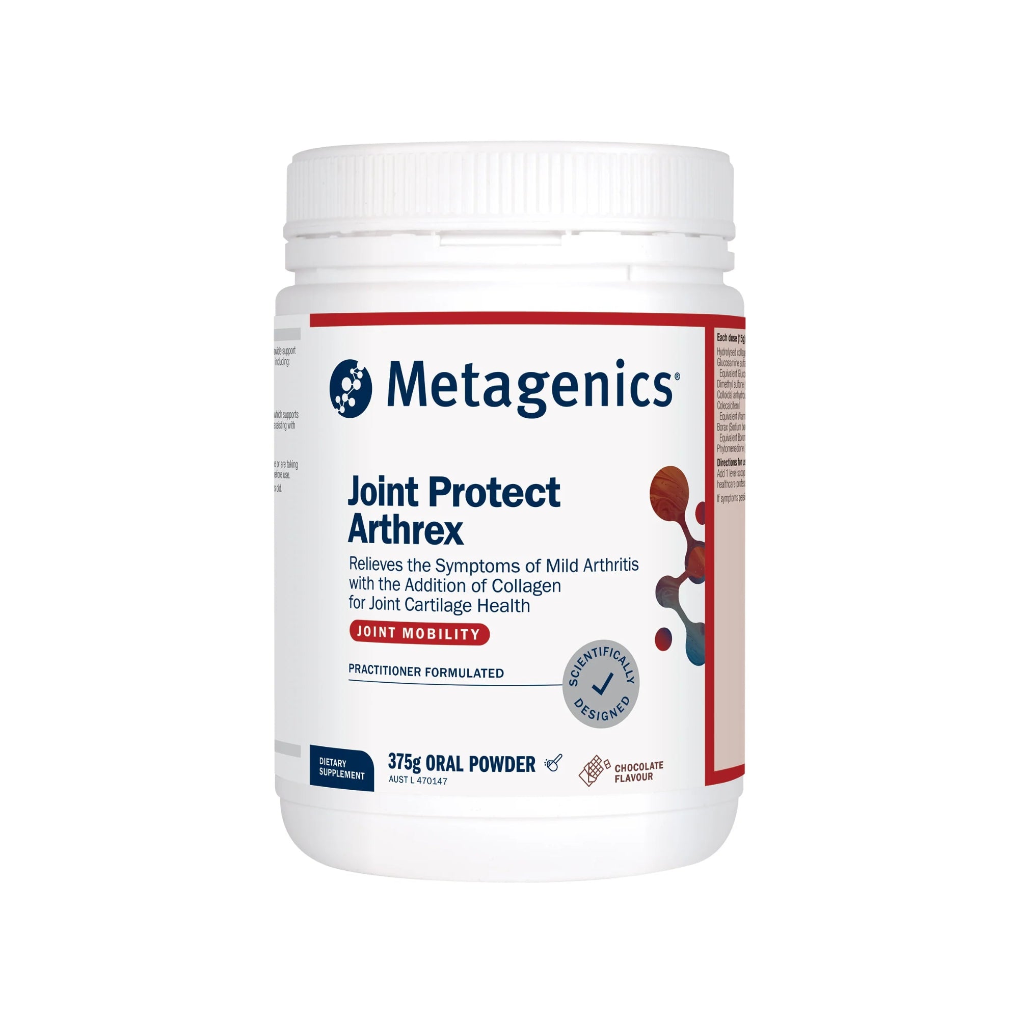 Metagenics Joint Protect Arthrex - 375g Powder, Chocolate Flavour