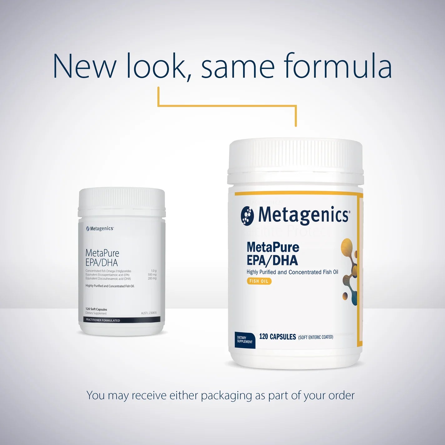 Metagenics MetaPure EPA/DHA 120 Capsules