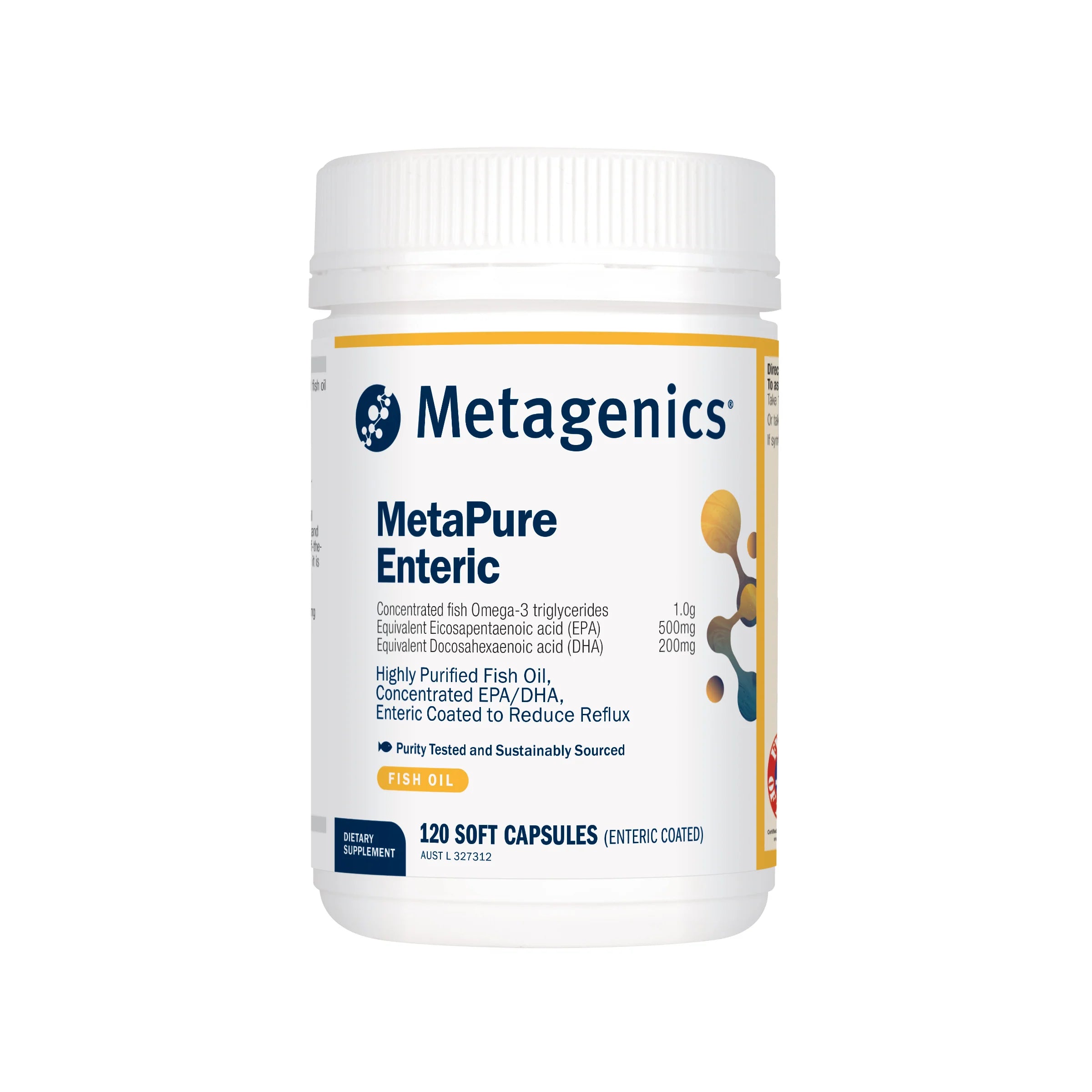 Metagenics MetaPure Enteric - 120 Soft Capsules