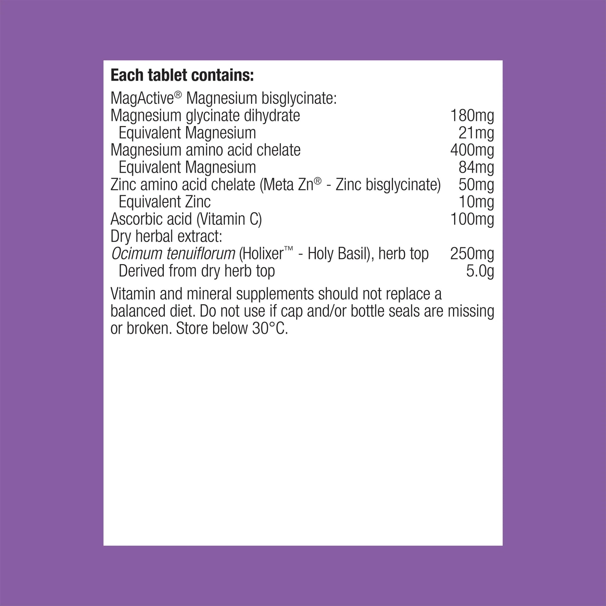 Metagenics MetaRelax Recharge Overnight - 30 Tablets