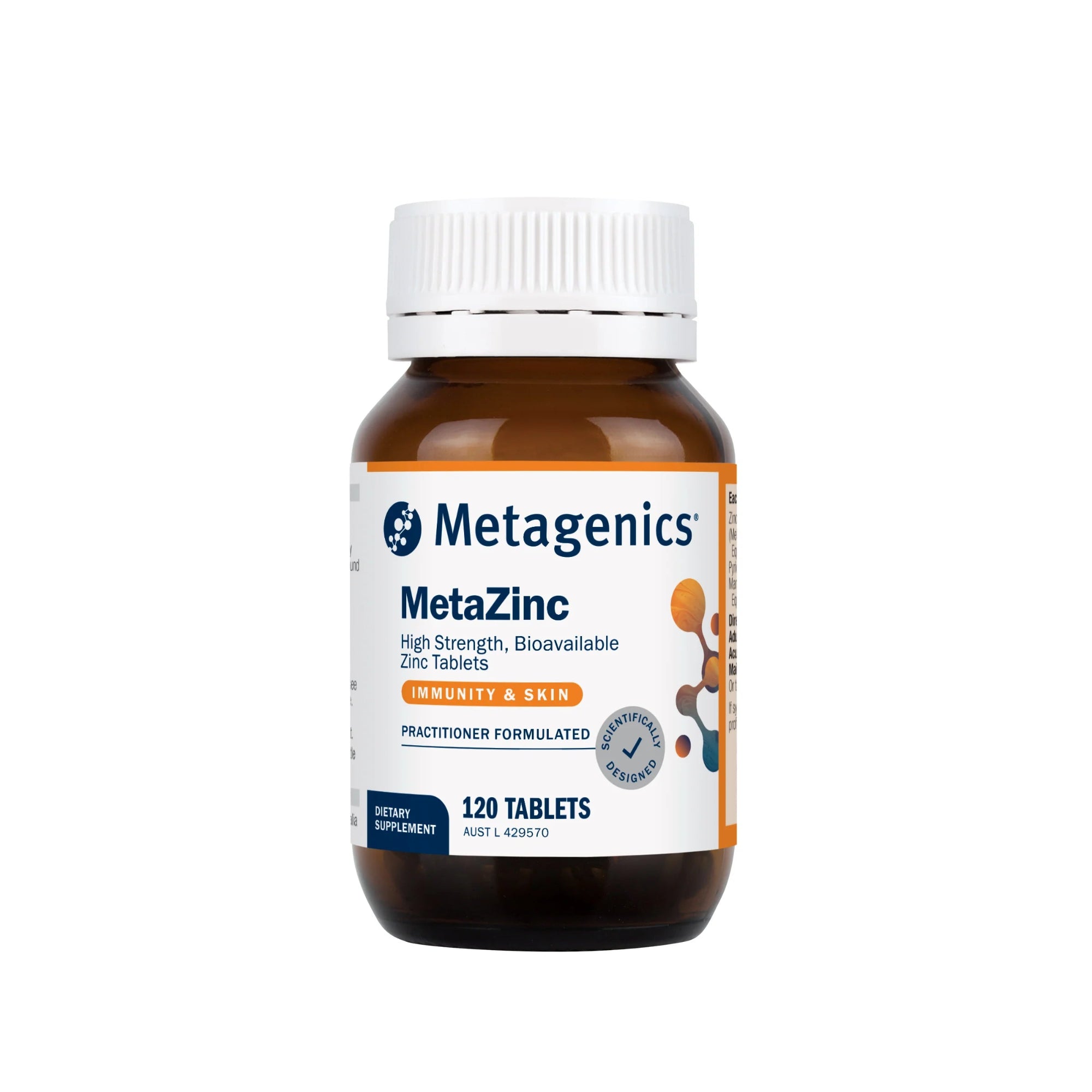 Metagenics MetaZinc - 120 Tablets