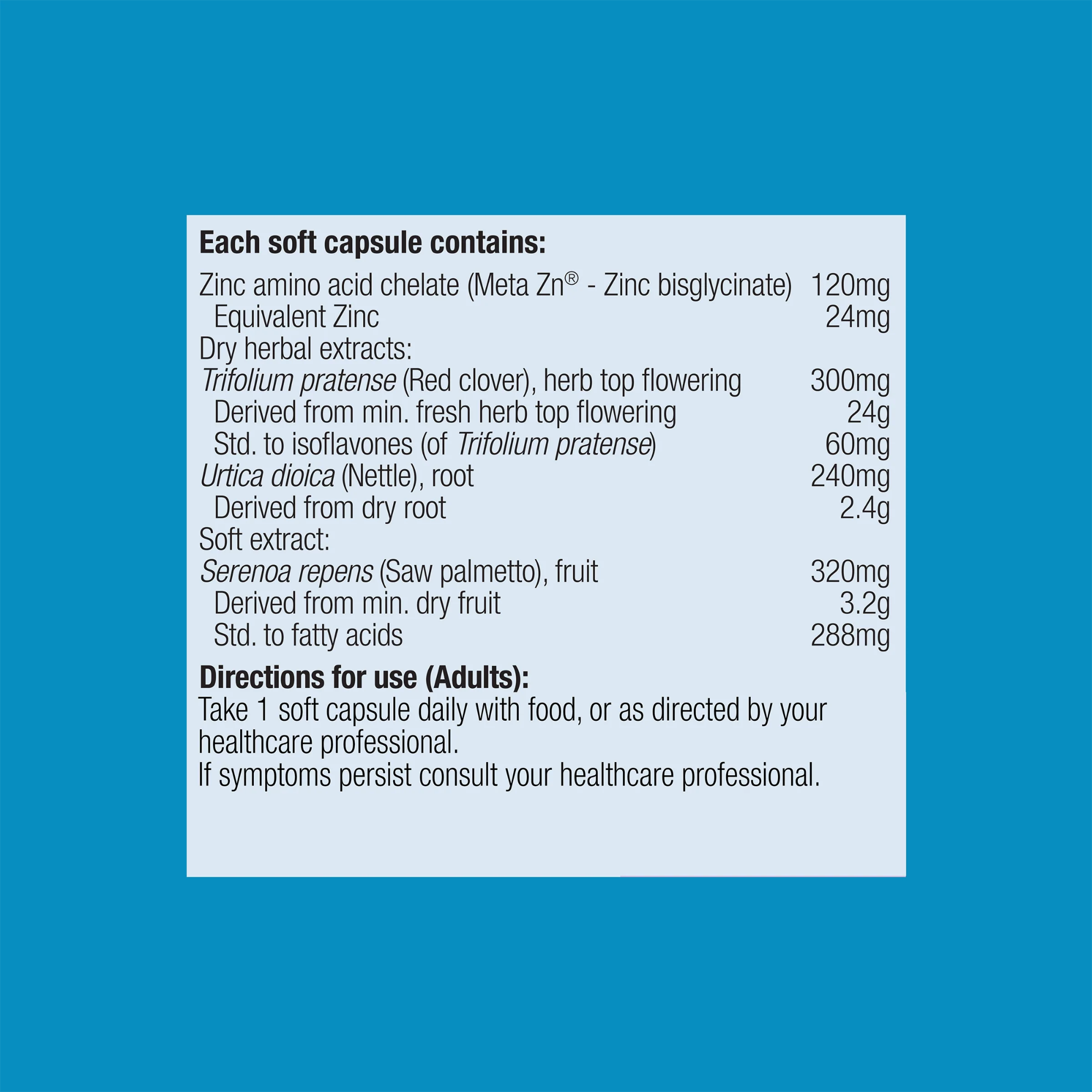 Metagenics Palmetto Plus - 30 Soft Capsules