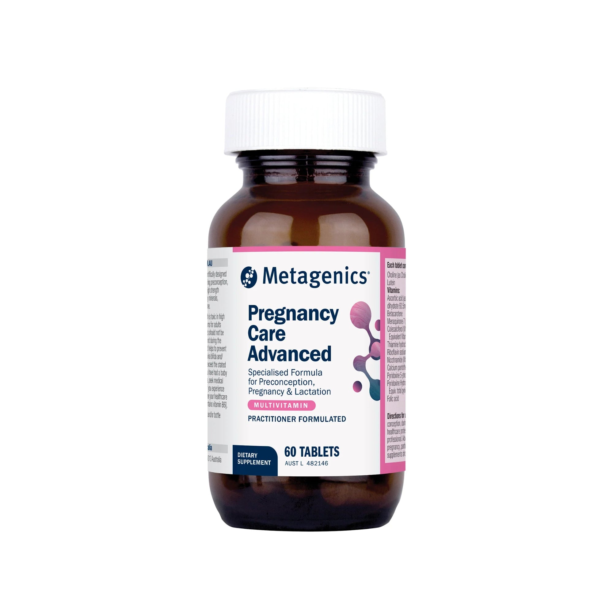 Metagenics Pregnancy Care Advanced Multivitamin - 60 Tablets