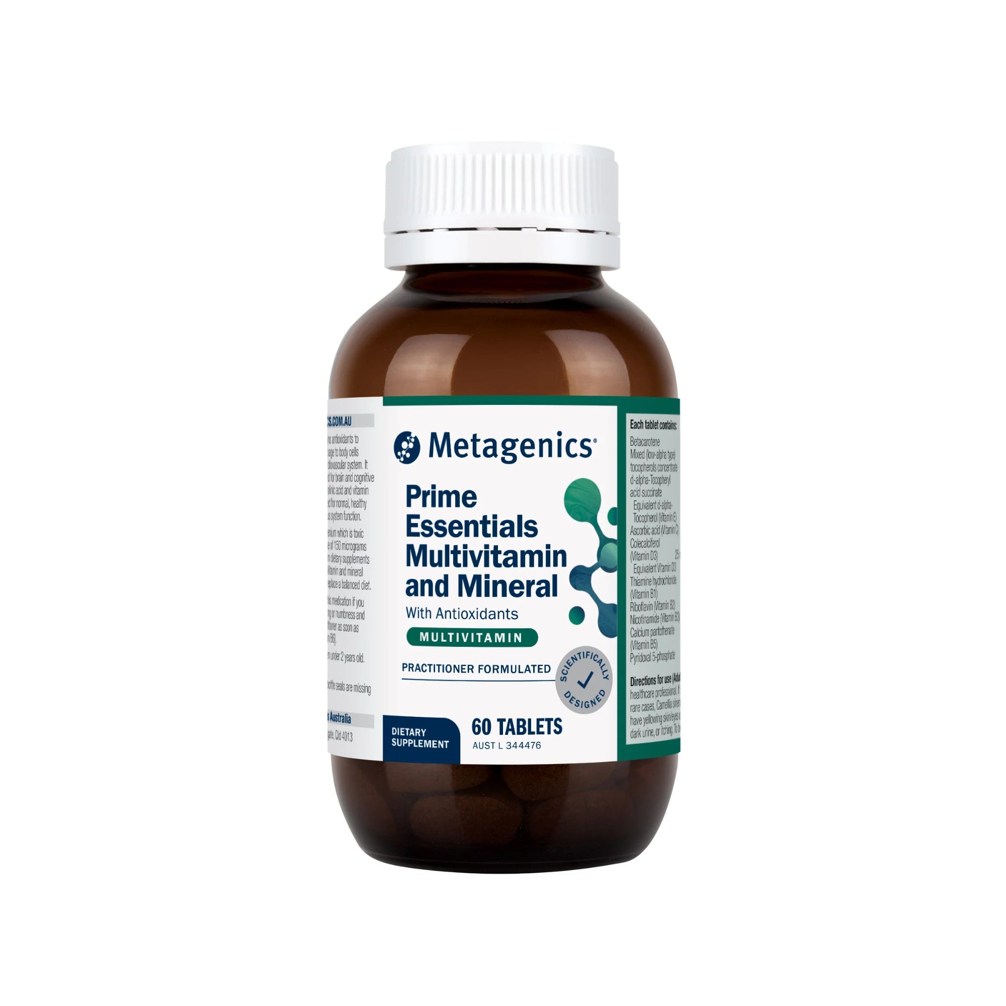 Metagenics Prime Essentials Multivitamin & Mineral - 60 Tablets