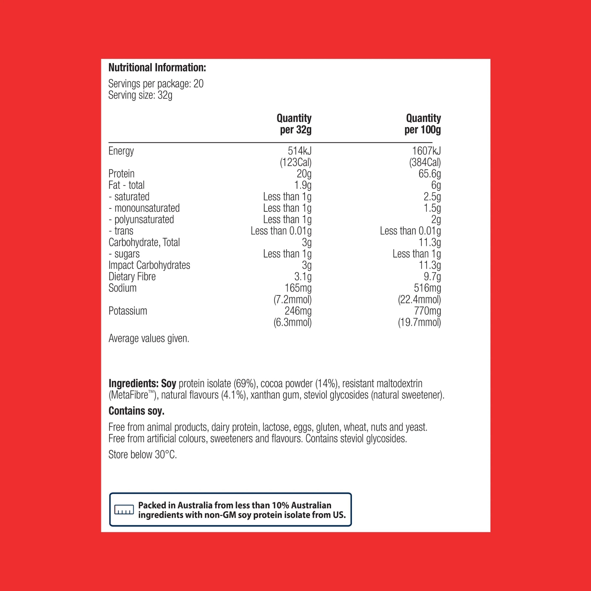 Metagenics Shake It Dairy Free Body Composition Shake - 640g Powder