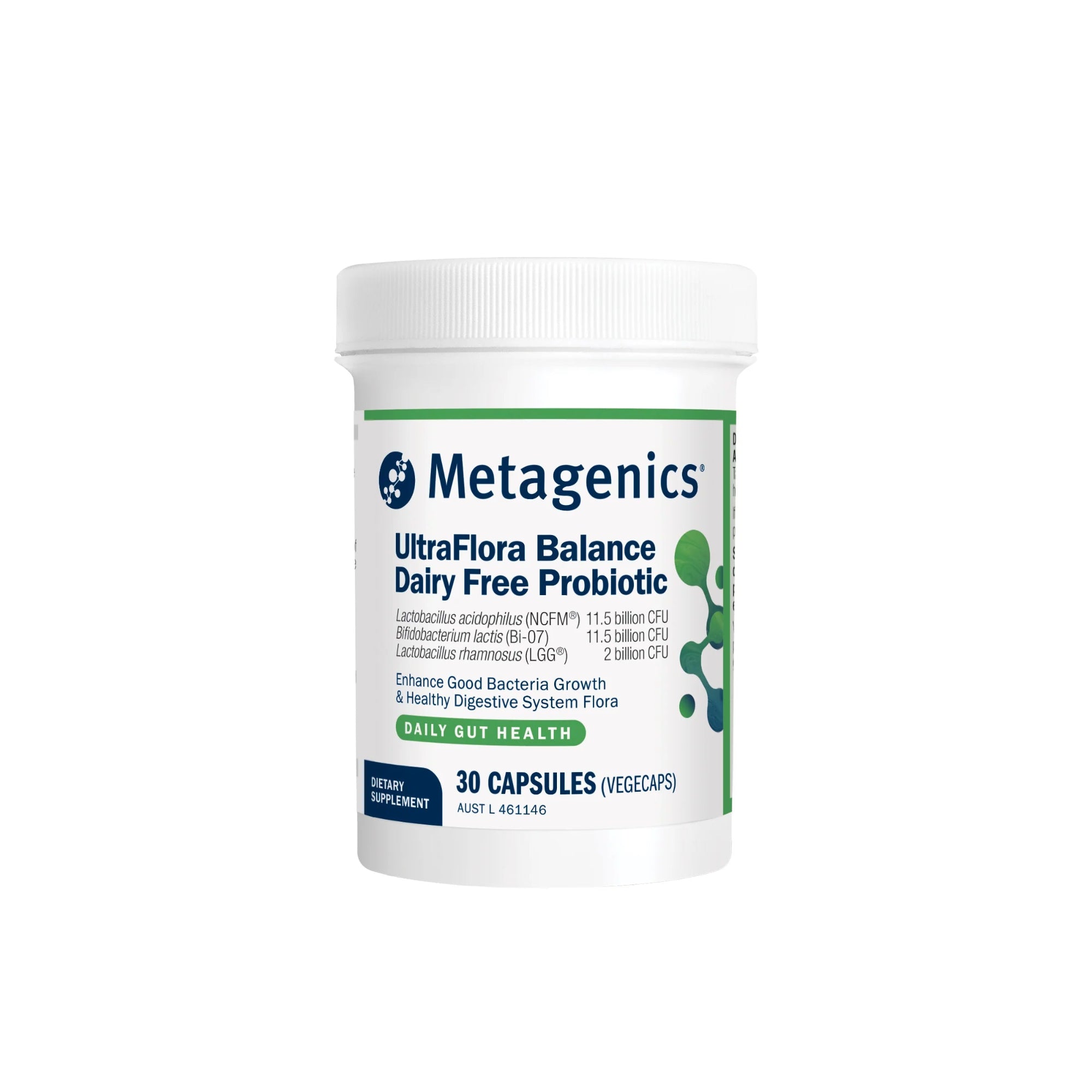 Metagenics UltraFlora Balance Dairy Free Probiotic - 30 Capsules