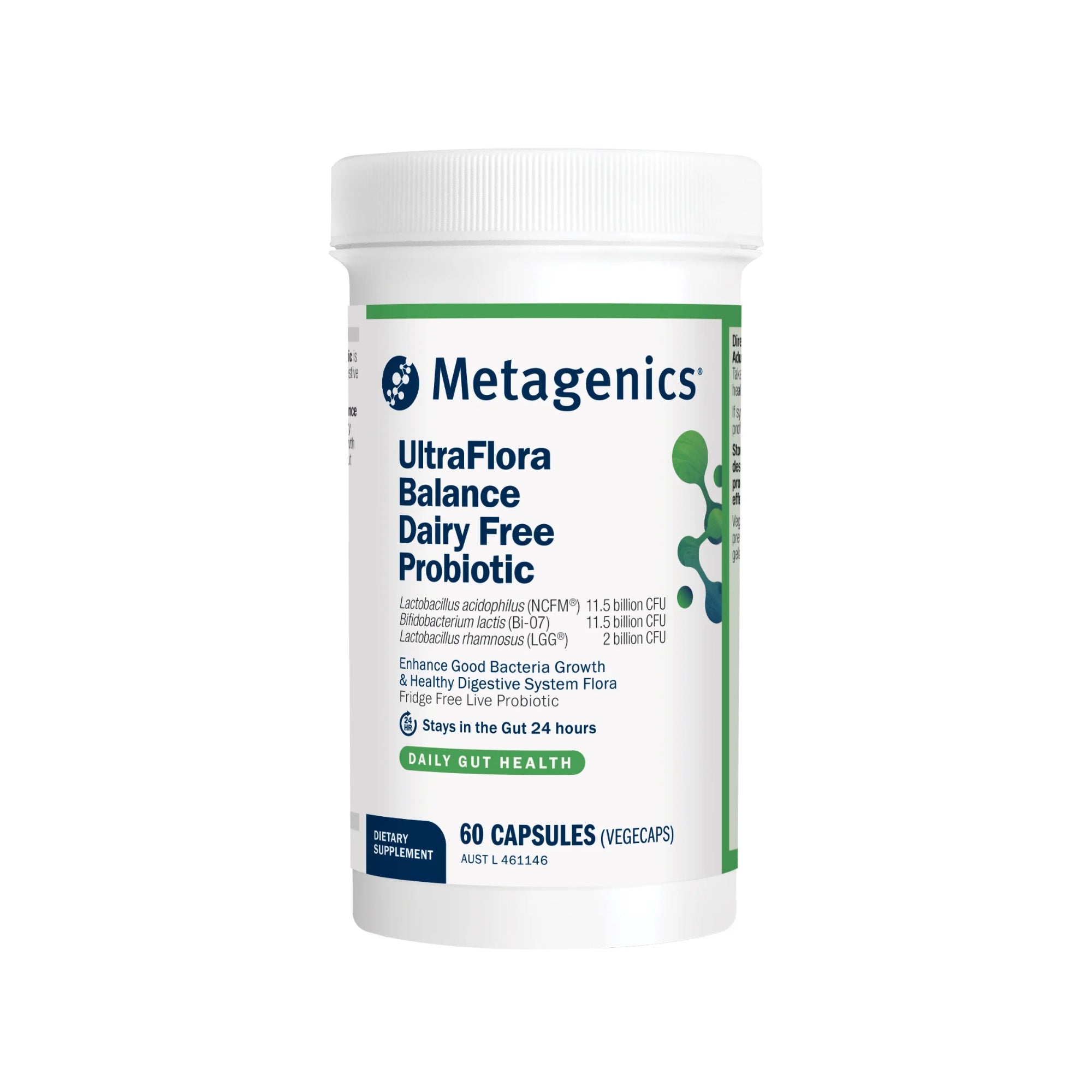 Metagenics UltraFlora Balance Dairy Free Probiotic - 60 Capsules