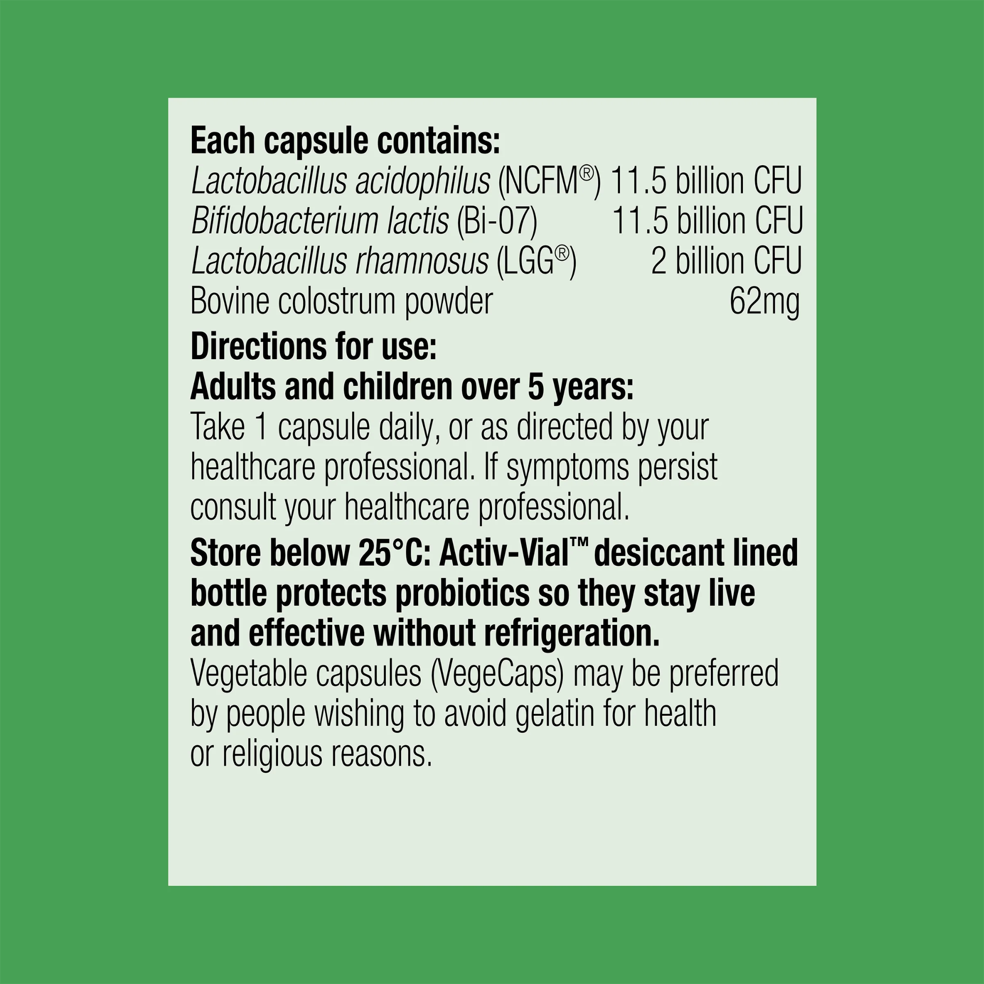 Metagenics UltraFlora Balance Probiotic - 60 Capsules