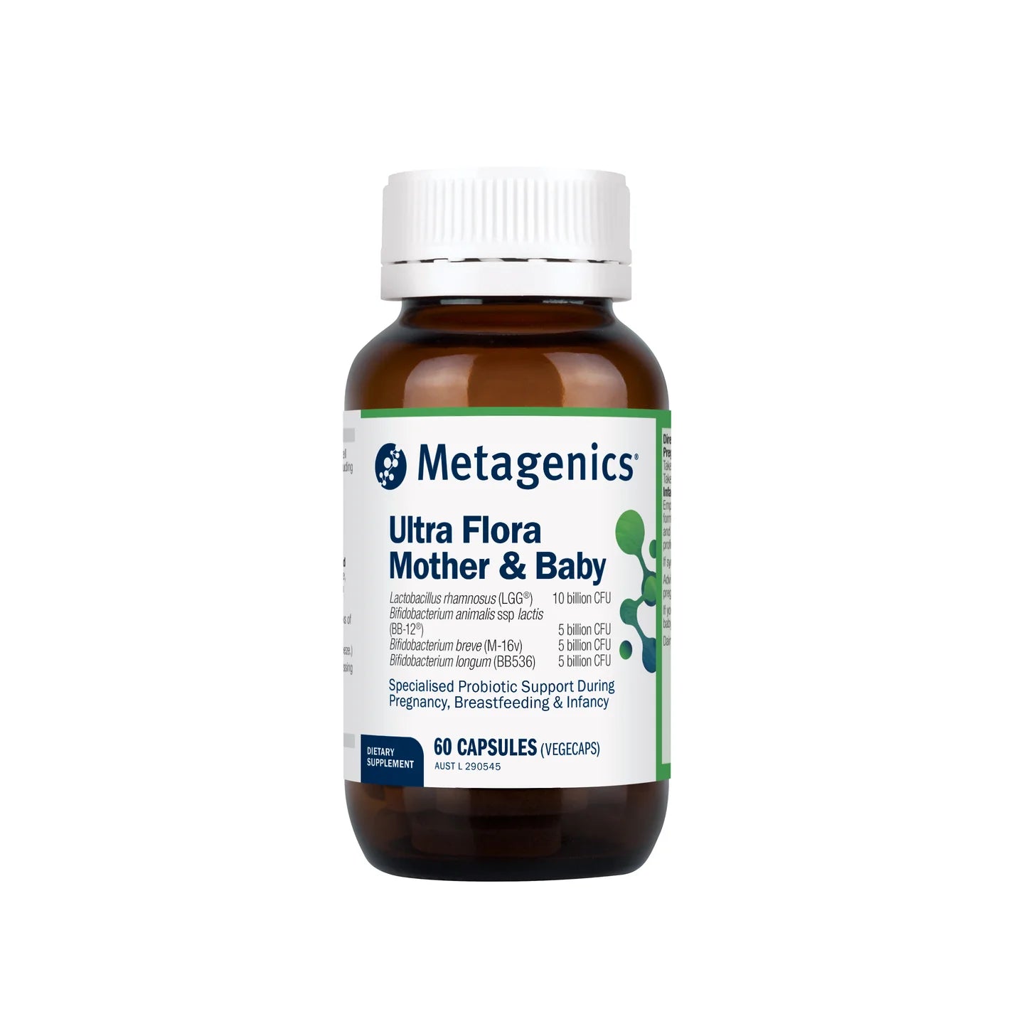 Metagenics UltraFlora Mother & Baby Probiotic 60 Capsules