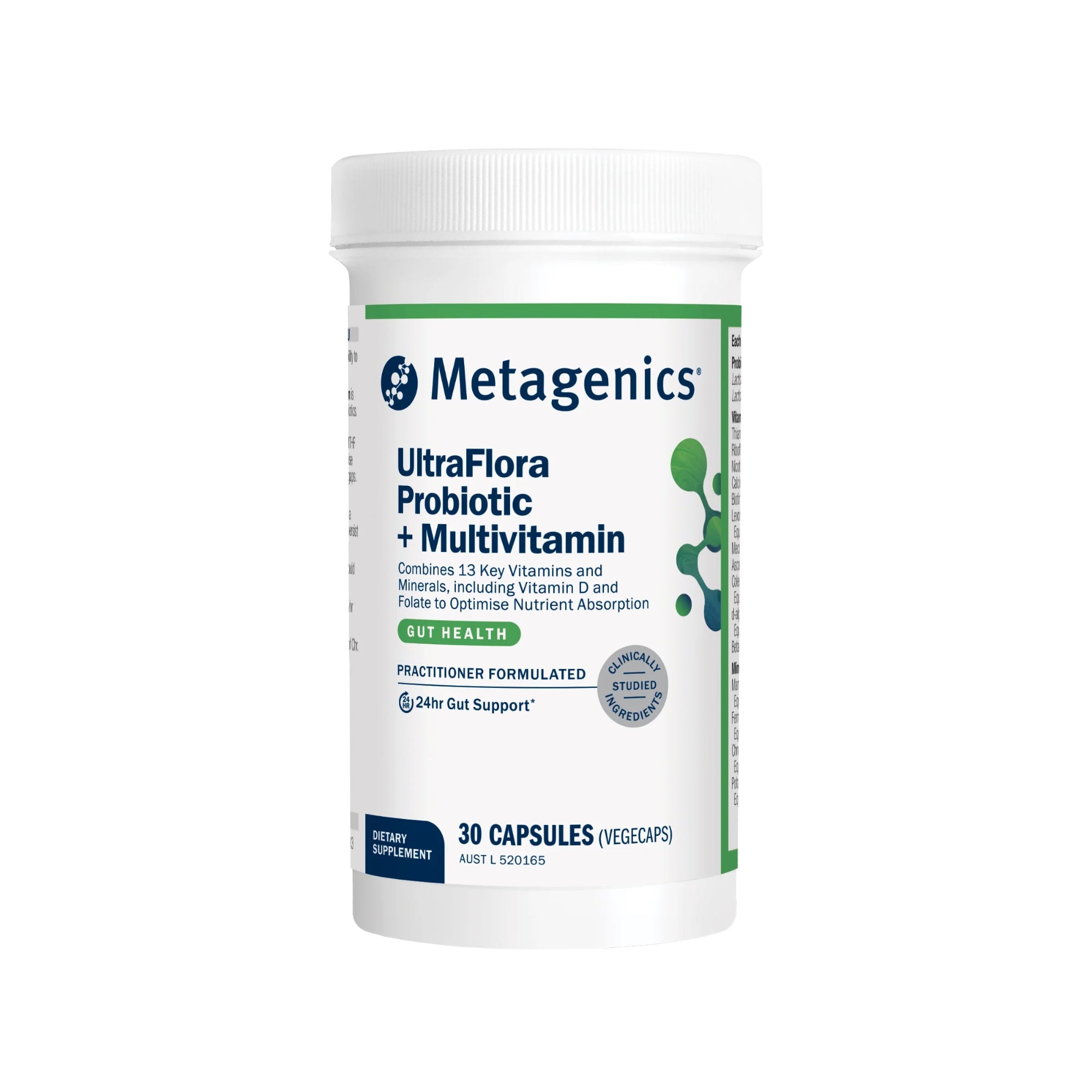 Metagenics UltraFlora Probiotic + Multivitamin - 30 Capsules