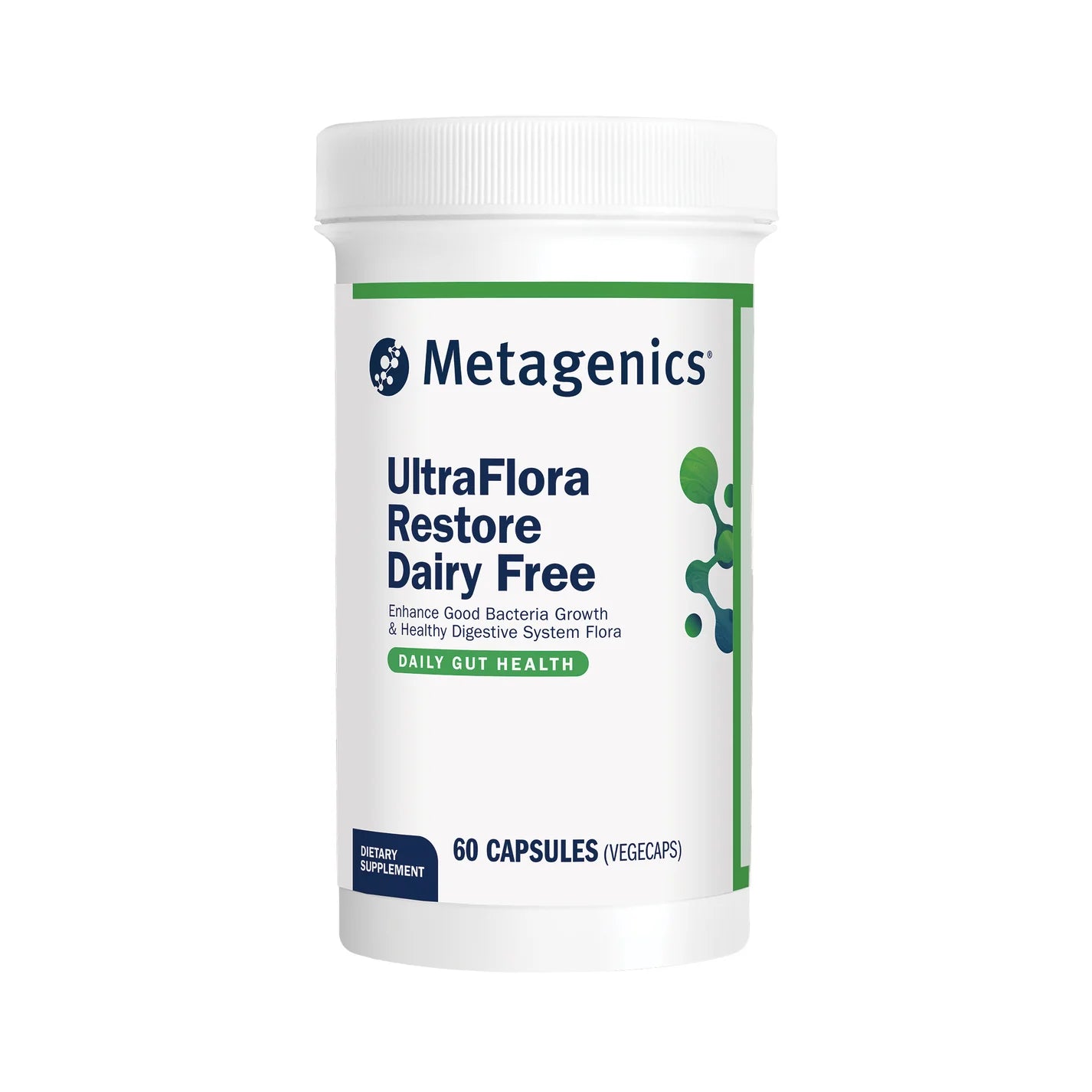 Metagenics UltraFlora Restore Dairy Free Probiotic 60 Capsules