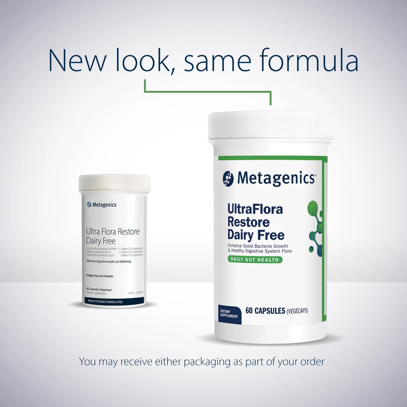 Metagenics UltraFlora Restore Dairy Free Probiotic 60 Capsules