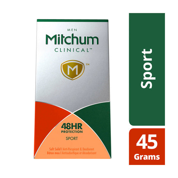 Mitchum Anti-Perspirant Deodorant Clinical Sport - For Men 45g