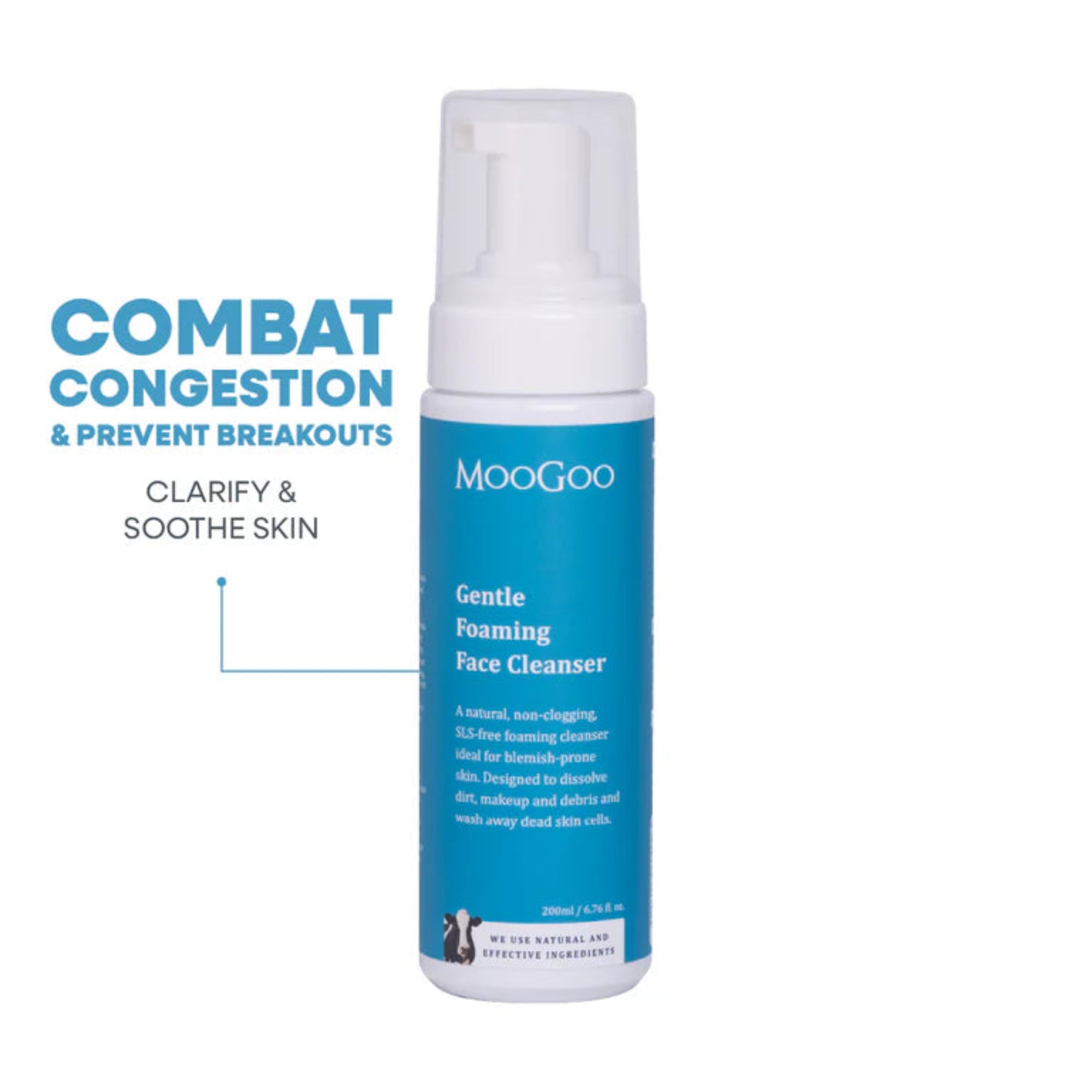 Moogoo Gentle Foaming Face Cleanser 200mL