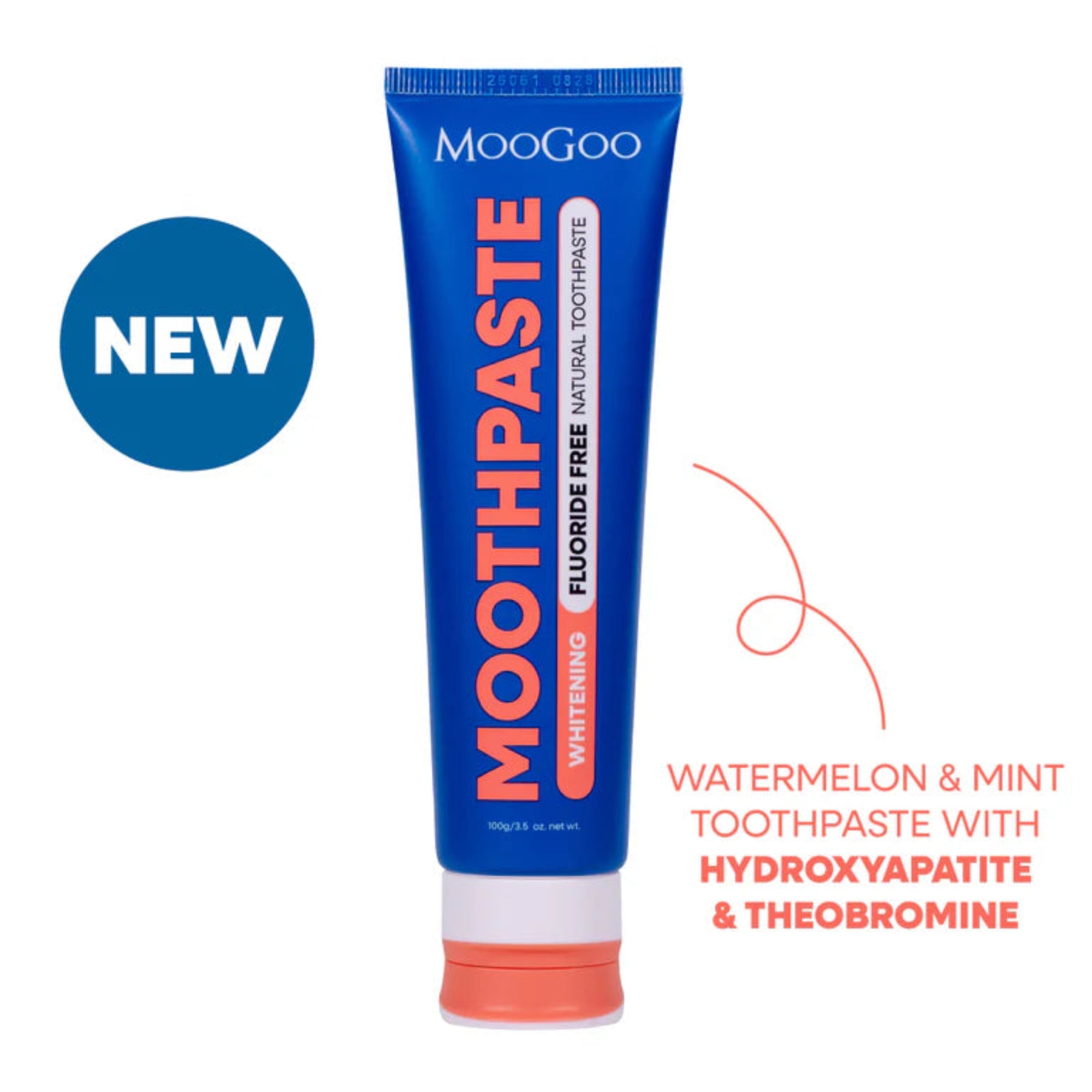 Moogoo Moothpaste Fluoride Free - 100g, Watermelon and Mint scented