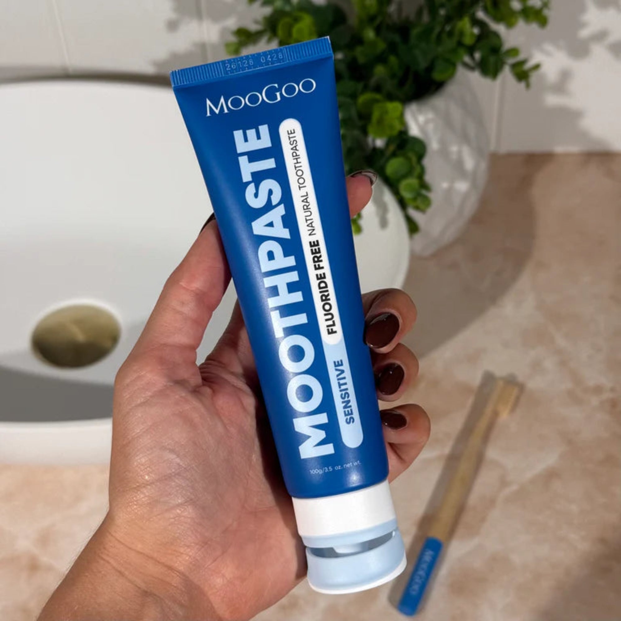 Moogoo Sensitive Moothpaste Fluoride Free - 100g