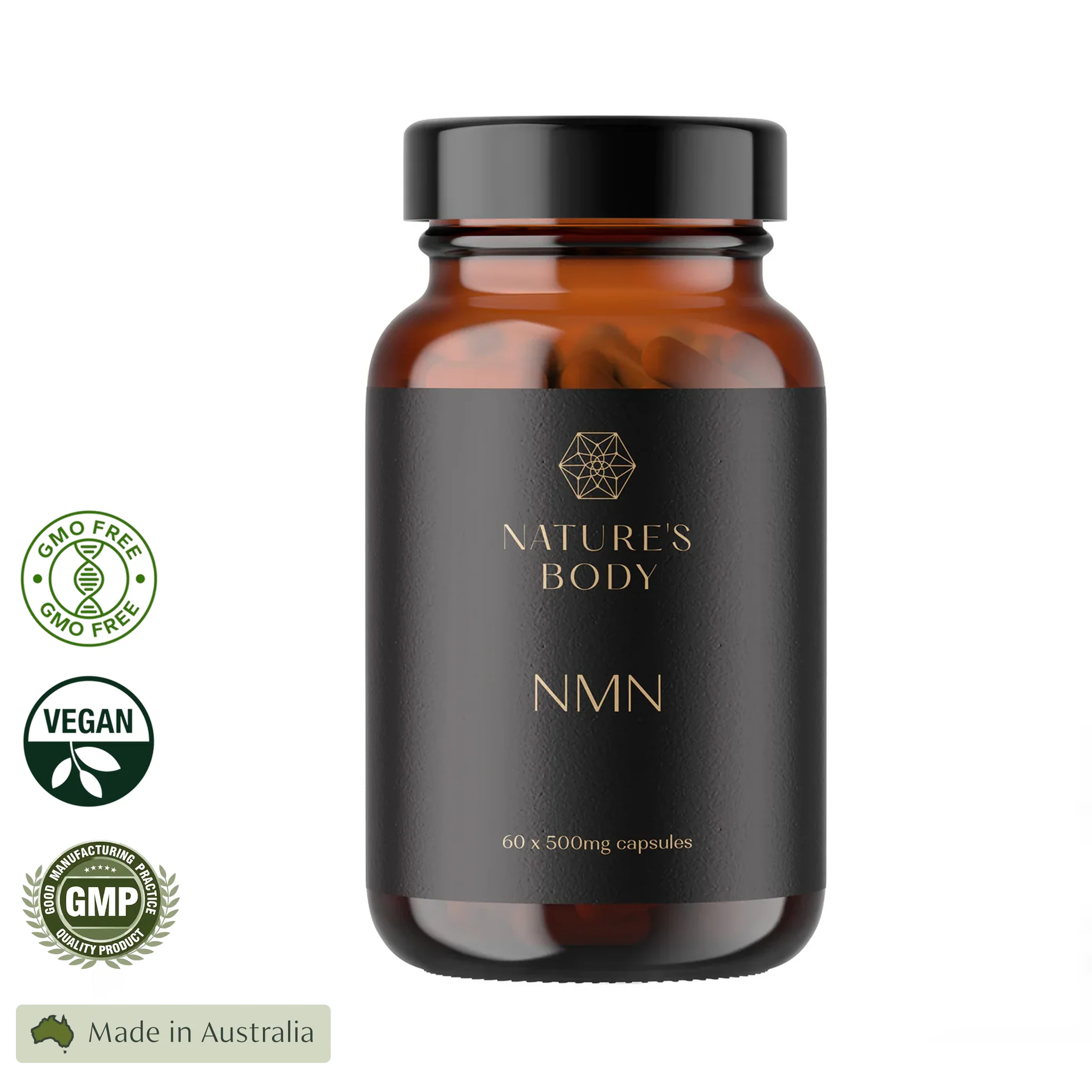 Nature's Body NMN 500mg - 60 Capsules (Clearance Stock)