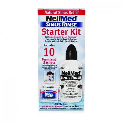 NeilMed Naspira Sinus Rinse Starter Kit - 10 Sachets