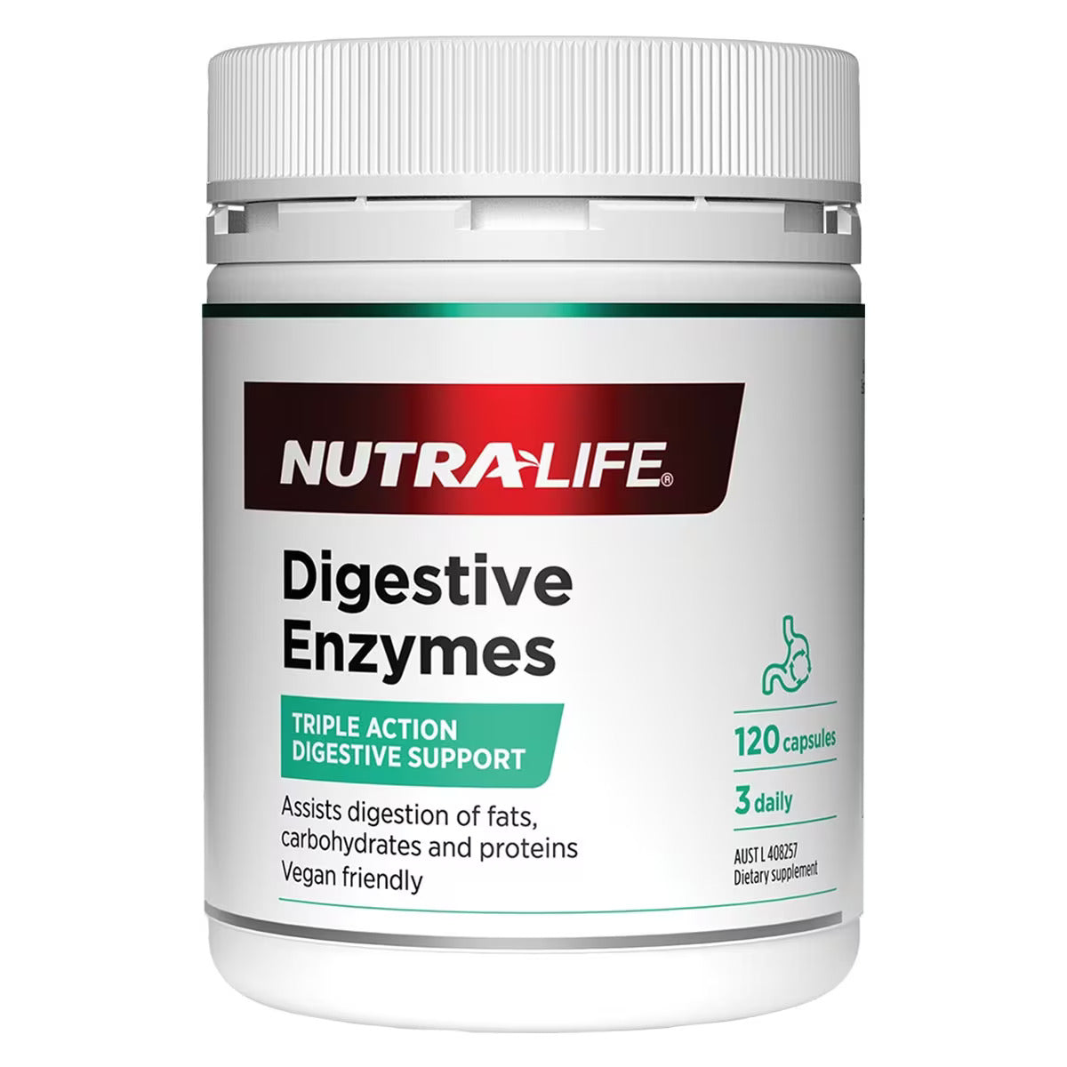 Nutra Life Digestive Enzymes 120 Capsules