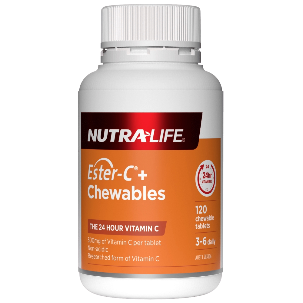 Nutra Life Ester-C Ester-C 500mg Chewables - 120 Tablets