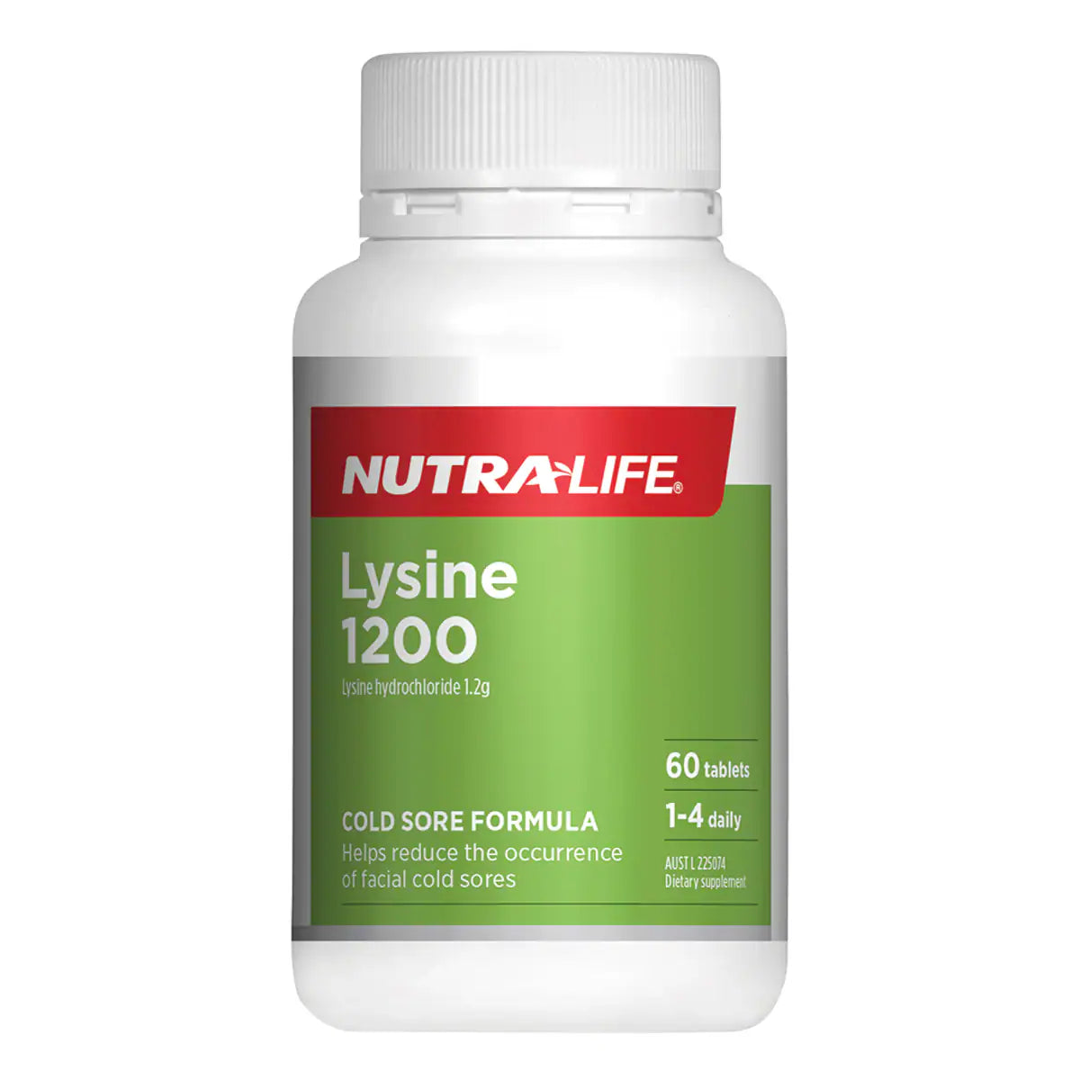 Nutra Life Lysine 1200mg 60 Capsules