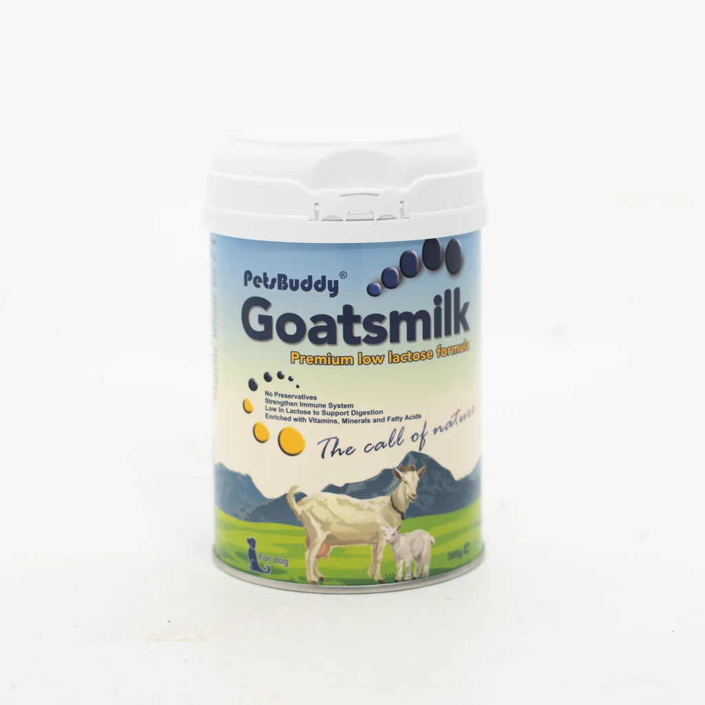 PetsBuddy® GoatsMilk Premium Low Lactose Formula For Dogs - 300g