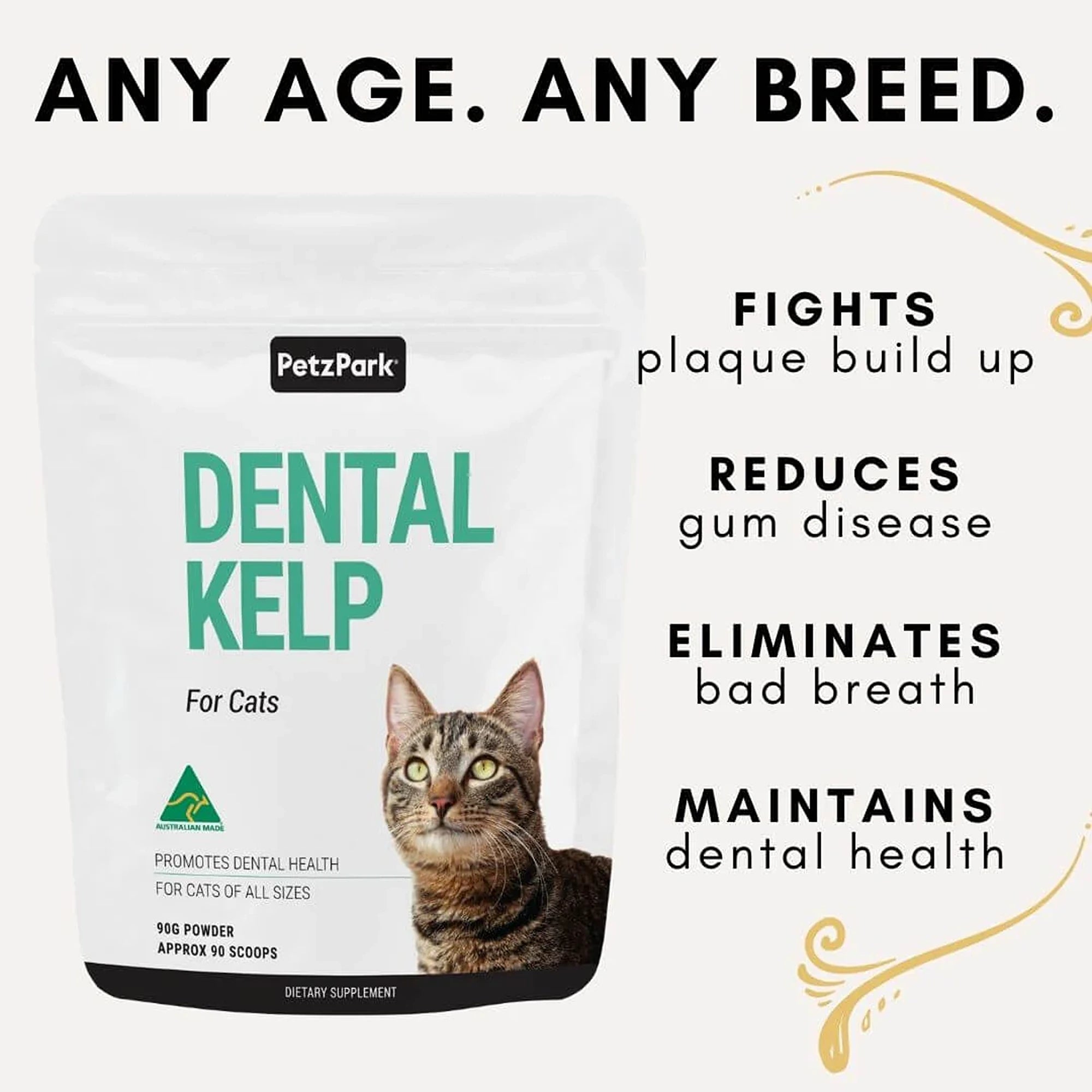 Petz Park Dental Kelp for Cats 90 Scoops