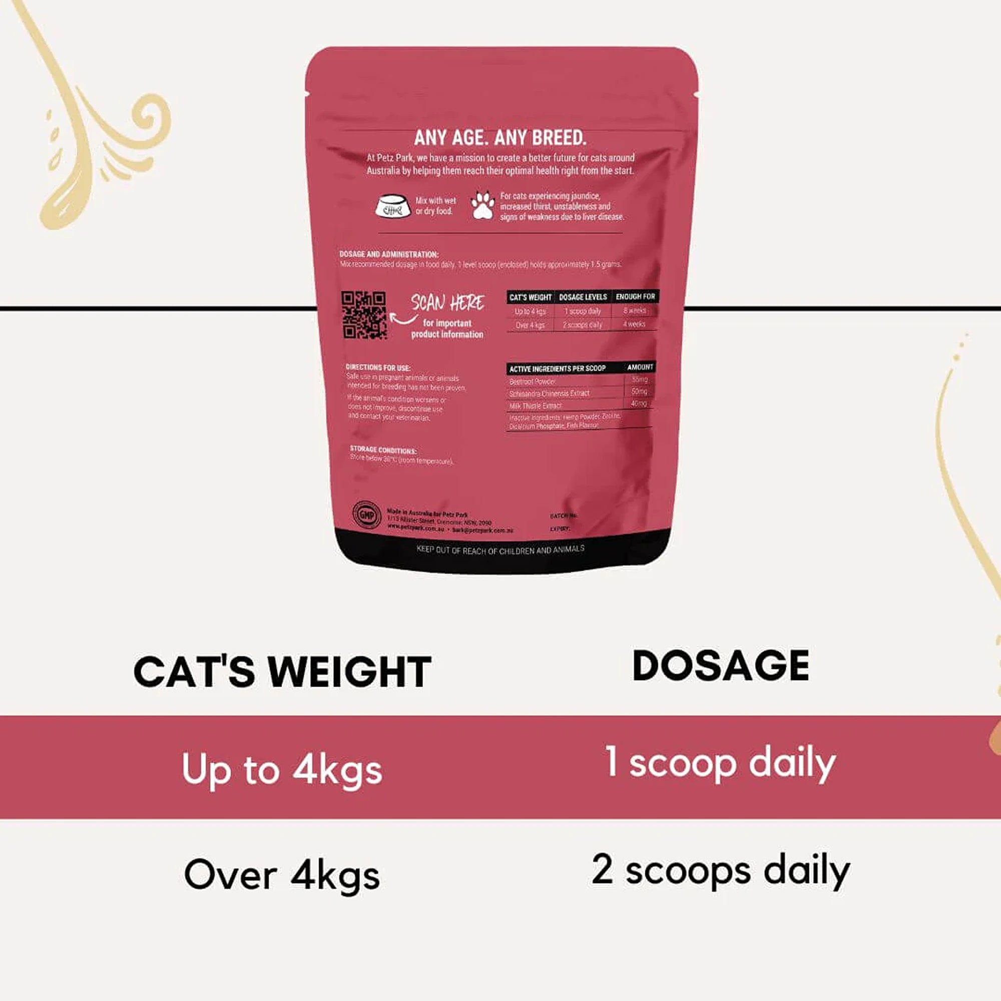 Petz Park Liver Support for Cats 60 Scoops