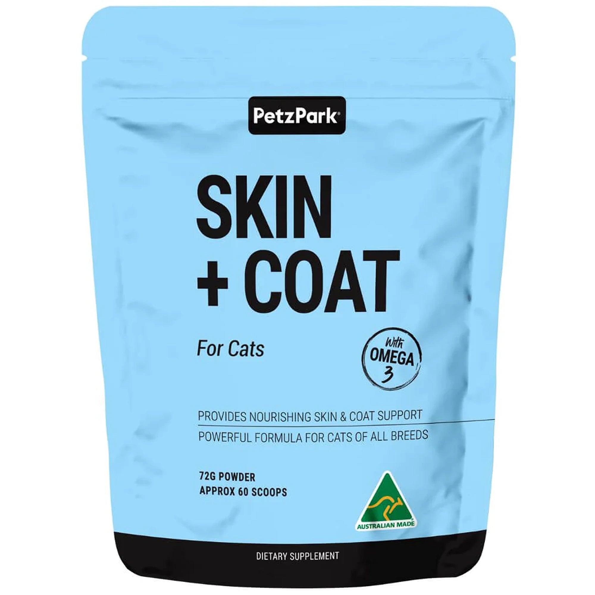 Petz Park Skin + Coat for Cats 60 Scoops