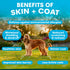 Petz Park Skin and Coat for Dogs - 90 Scoops
