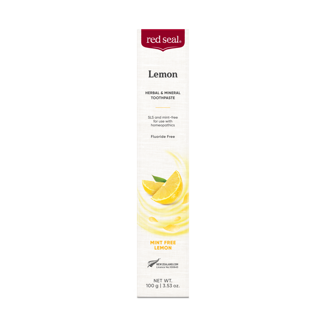 Red Seal Lemon Toothpaste 100g - SLS Free