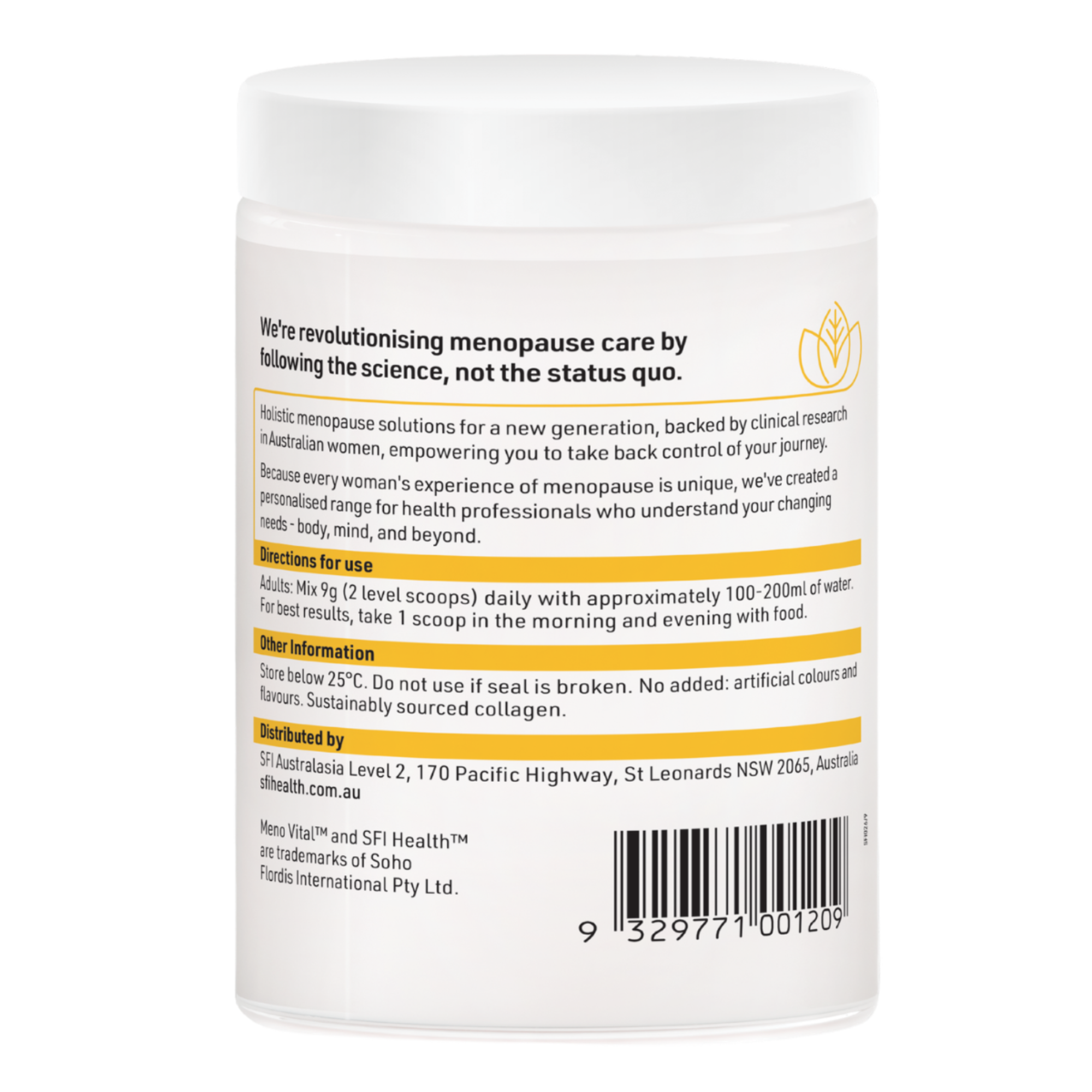 SFI Health Flordis Meno Vital Powder - 270g