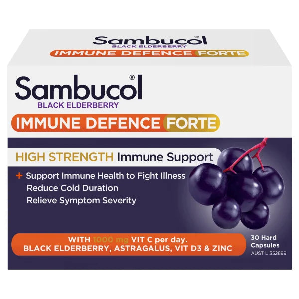 Sambucol Immune Defence Forte 30 Capsules