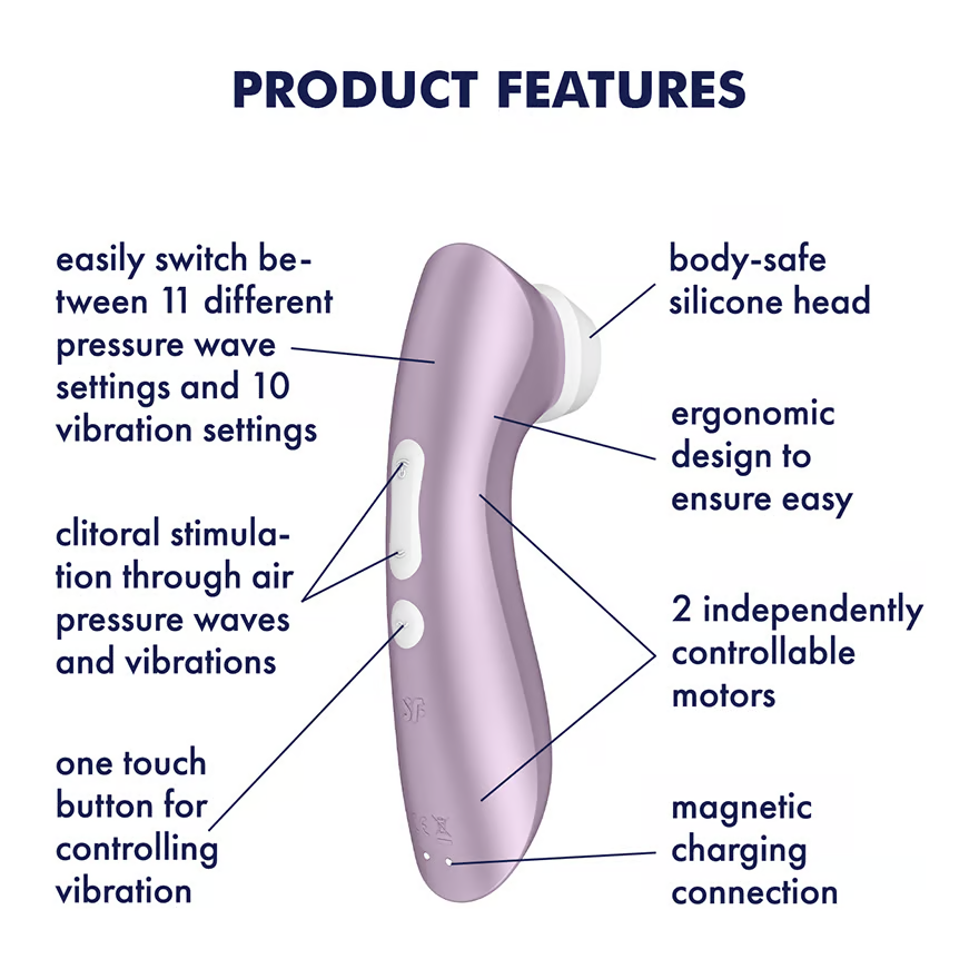 Satisfyer Pro 2 (Gen 2)- Air Pulse Vibrator, Purple