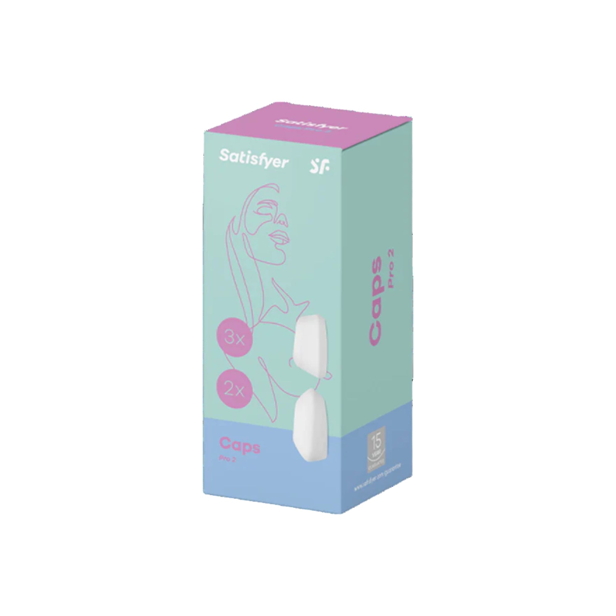 Satisfyer Pro 2 Stimulator Replacement Caps - 5 pack (Clearance Stock)