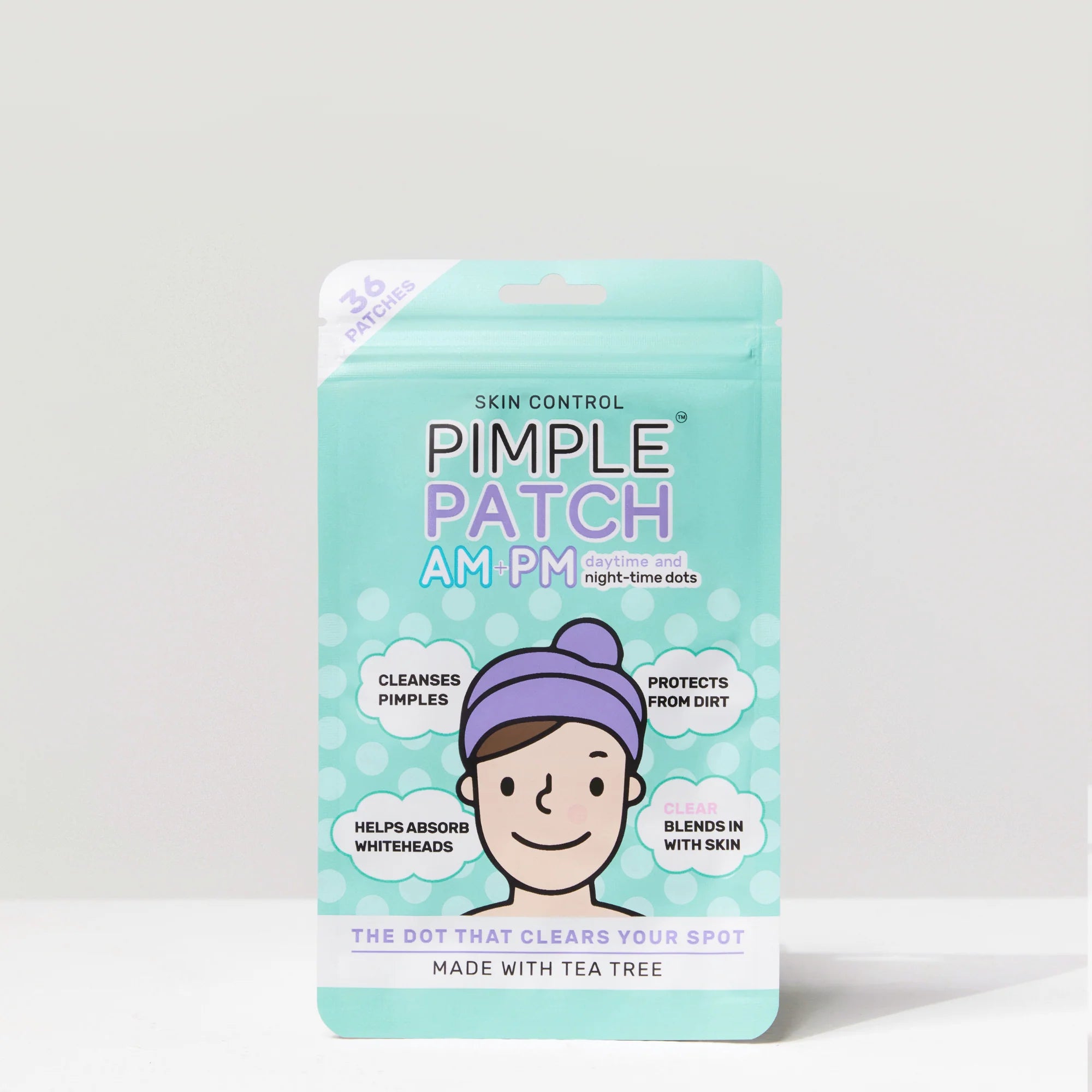 Skin Control Pimple Patch AM + PM - 36 Pack