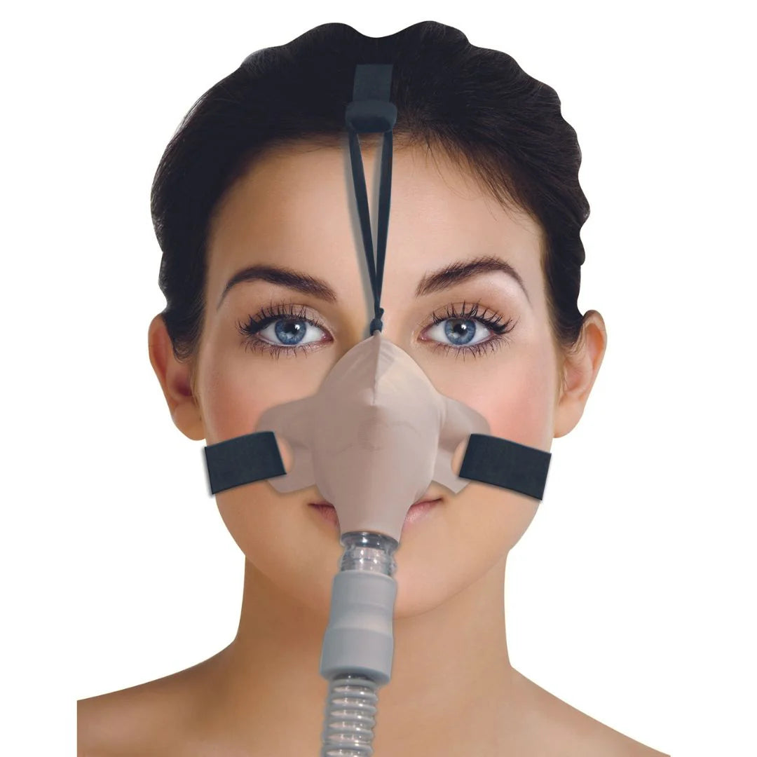 SleepWeaver® Advance Nasal Mask & Headgear - Beige/Nude Skin