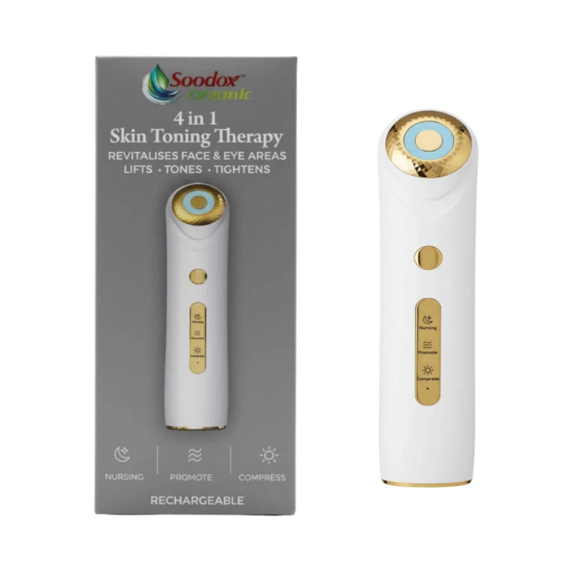Soodox Organic 4 in 1 Skin Toning Therapy Device