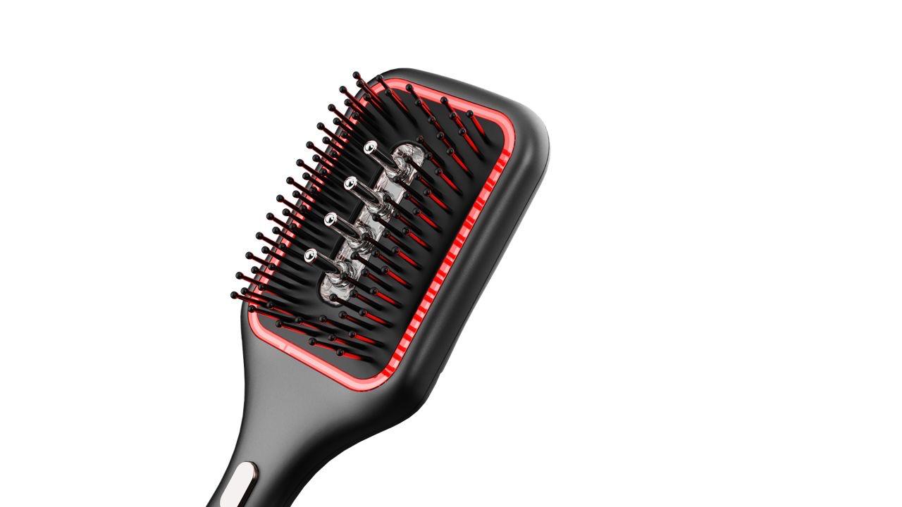Soodox™ Organic Hair Oil Dispensing Brush - Obsidian Black